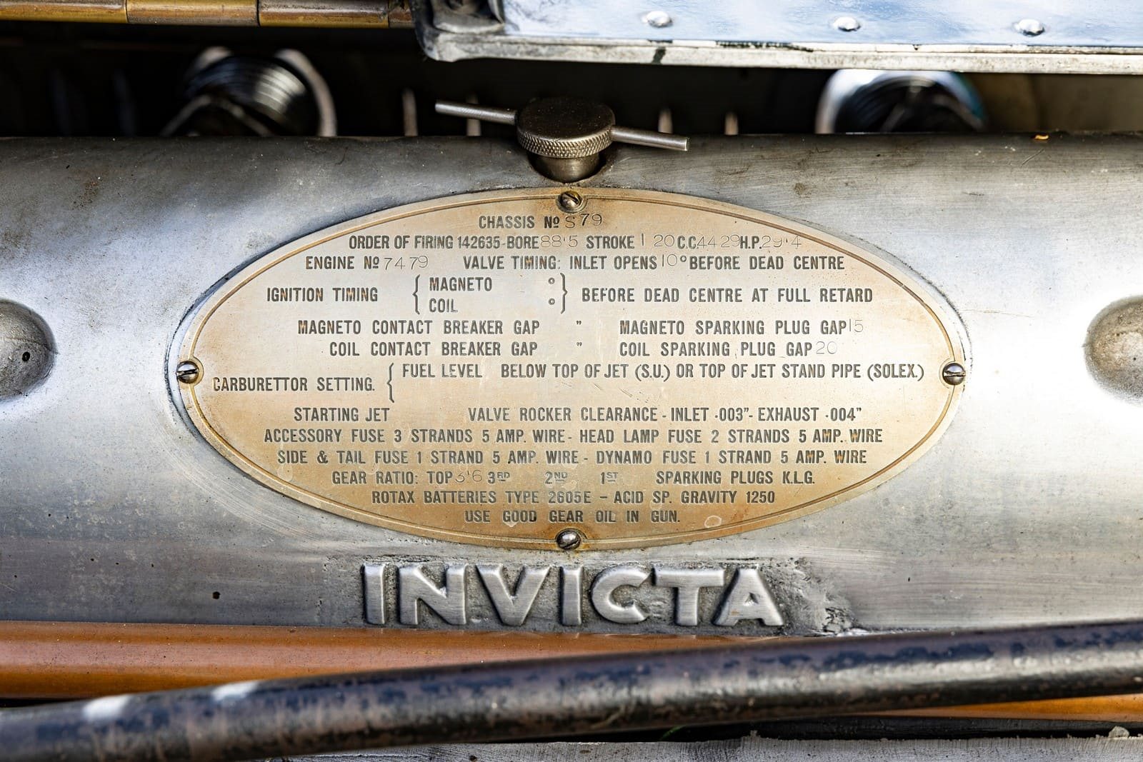 1931 - INVICTA S-TYPE LOW-CHASSIS SPORT TOURER, foto 32