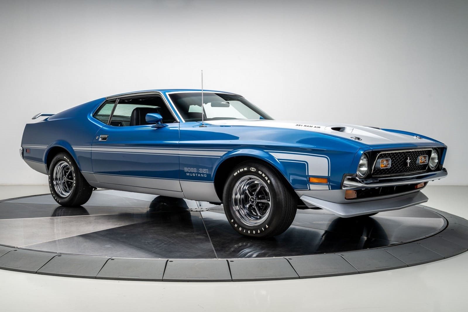 1971 - FORD MUSTANG BOSS 351 BRIGHT BLUE METALLIC, foto 4