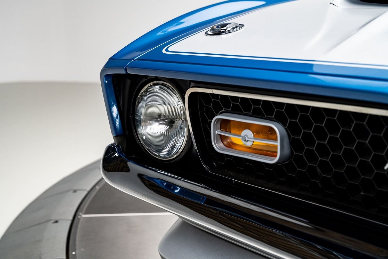 1971 - FORD MUSTANG BOSS 351 BRIGHT BLUE METALLIC, foto 6