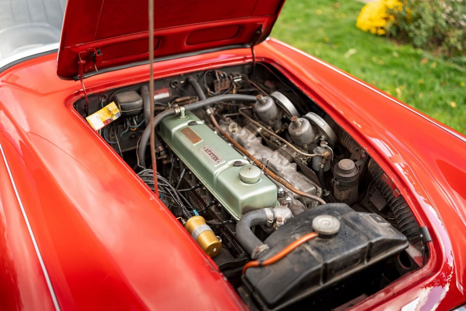AUSTIN-HEALEY 3000 MK-I BT7 WHITE/RED, foto 43