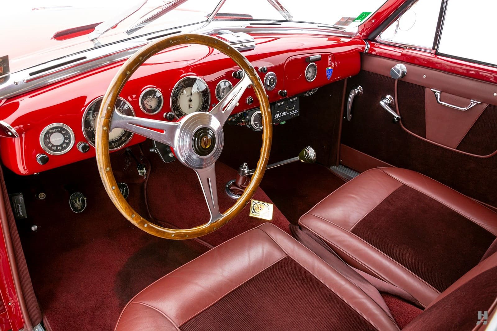 1950 - MASERATI A6 1500 GRAN TURISMO MAROON, foto 7