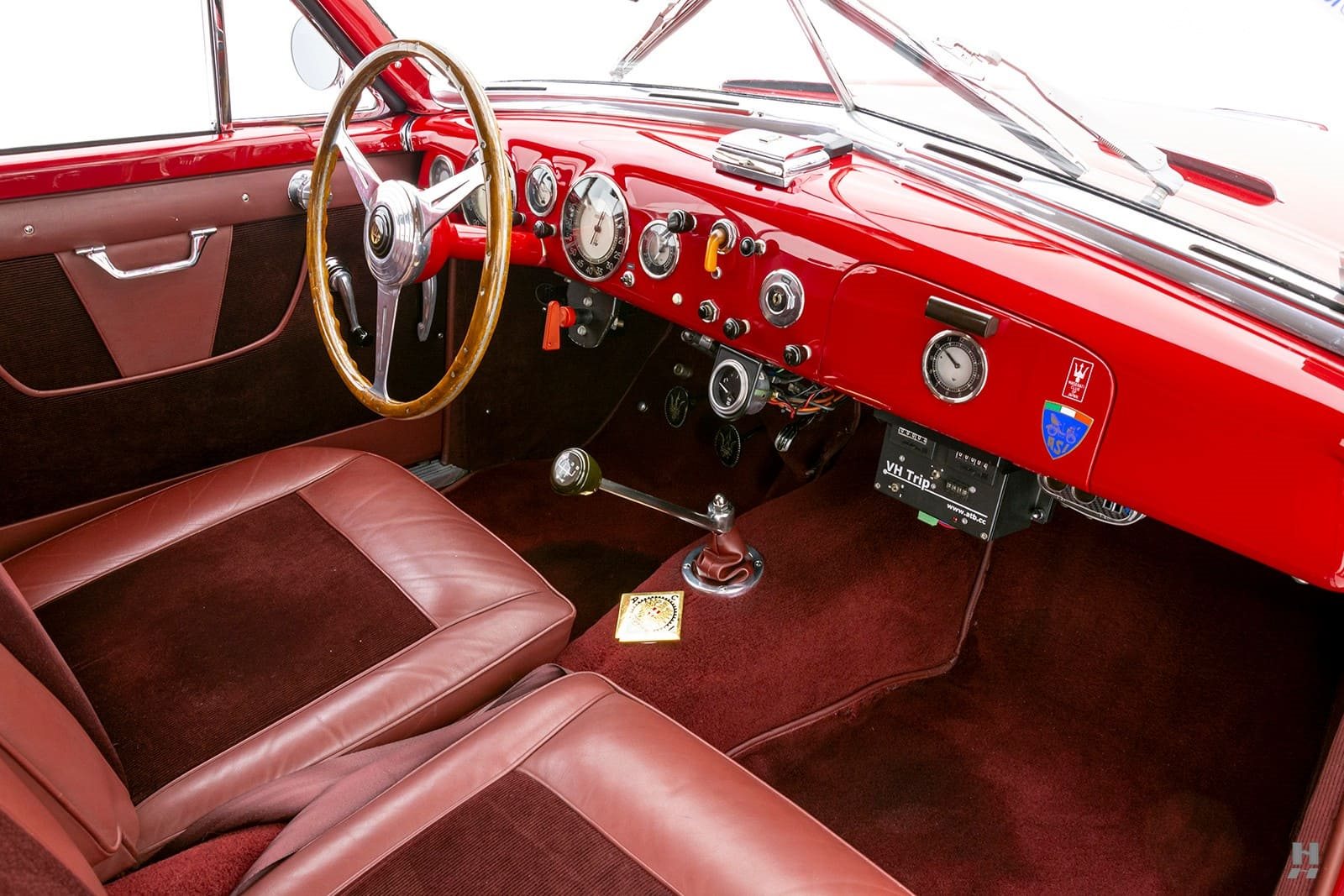 1950 - MASERATI A6 1500 GRAN TURISMO MAROON, foto 9