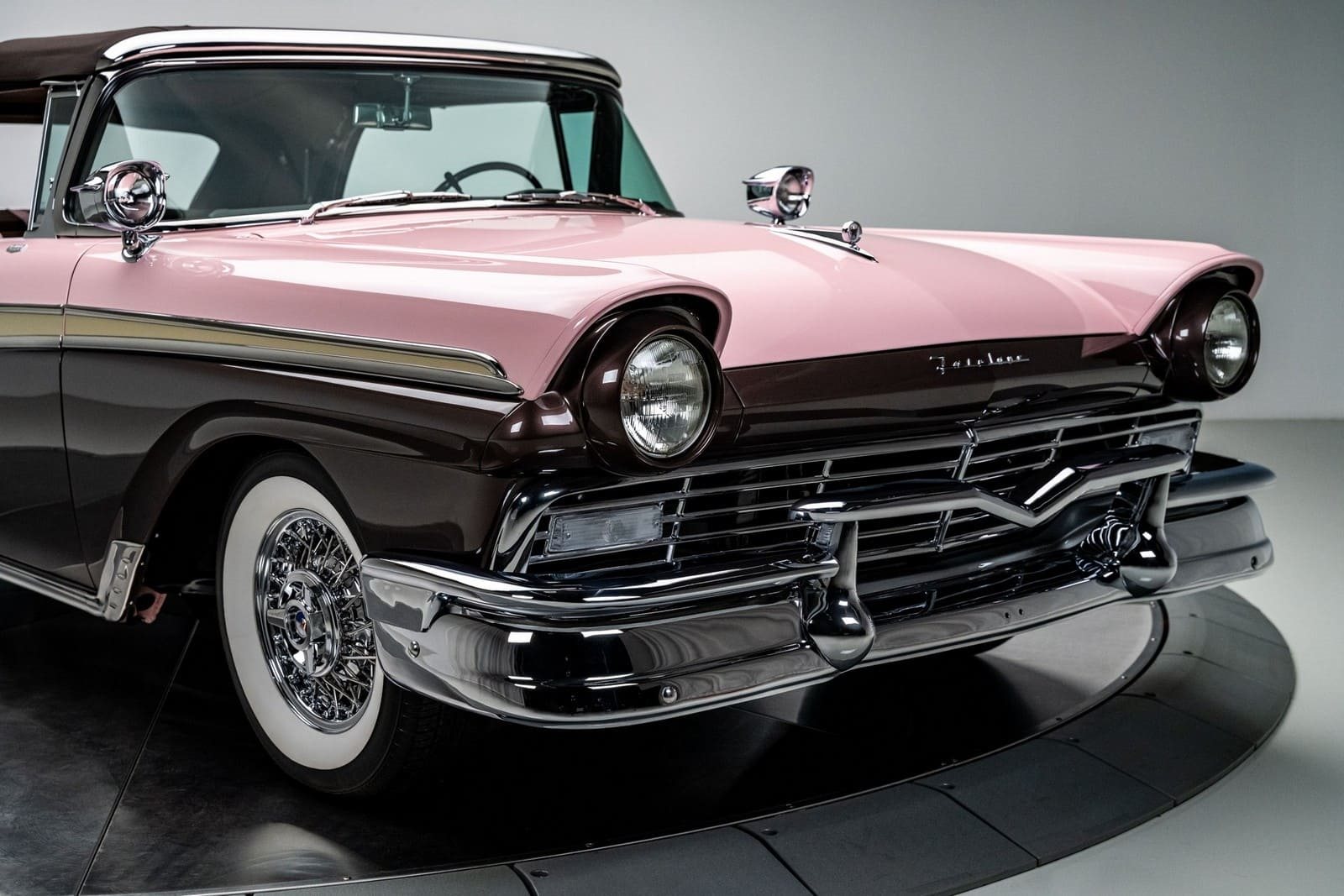 FORD FAIRLANE 500 SUNLINER PINK & MOCHA, foto 7