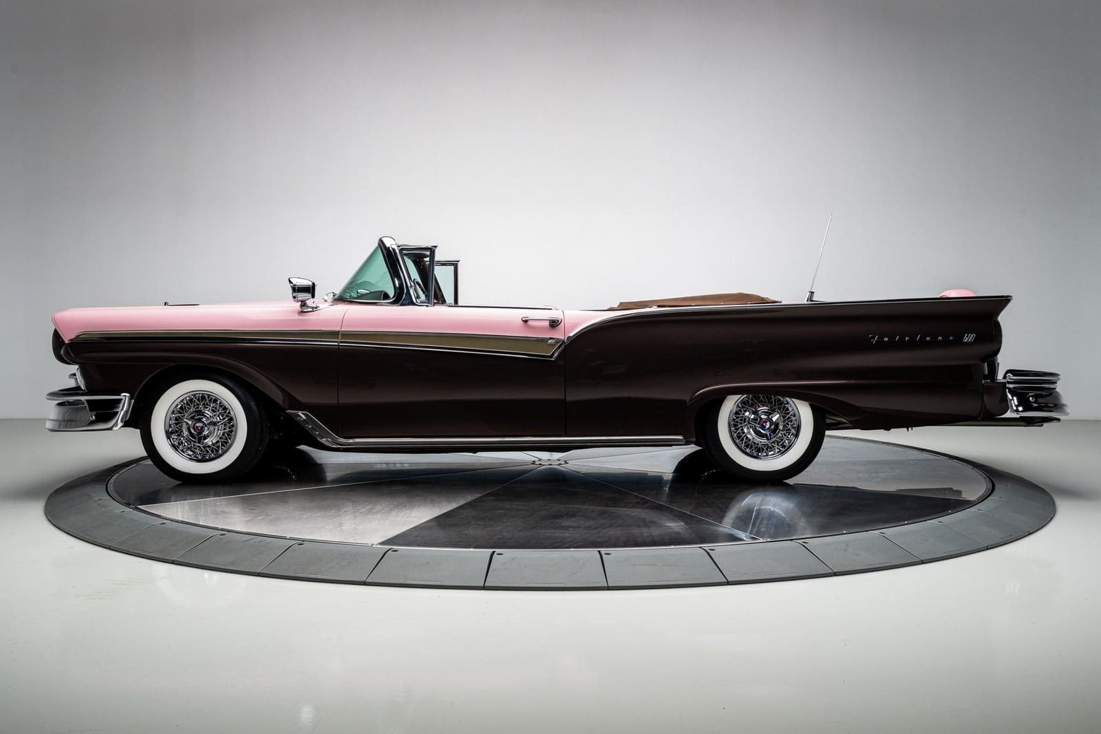 FORD FAIRLANE 500 SUNLINER PINK & MOCHA, foto 21