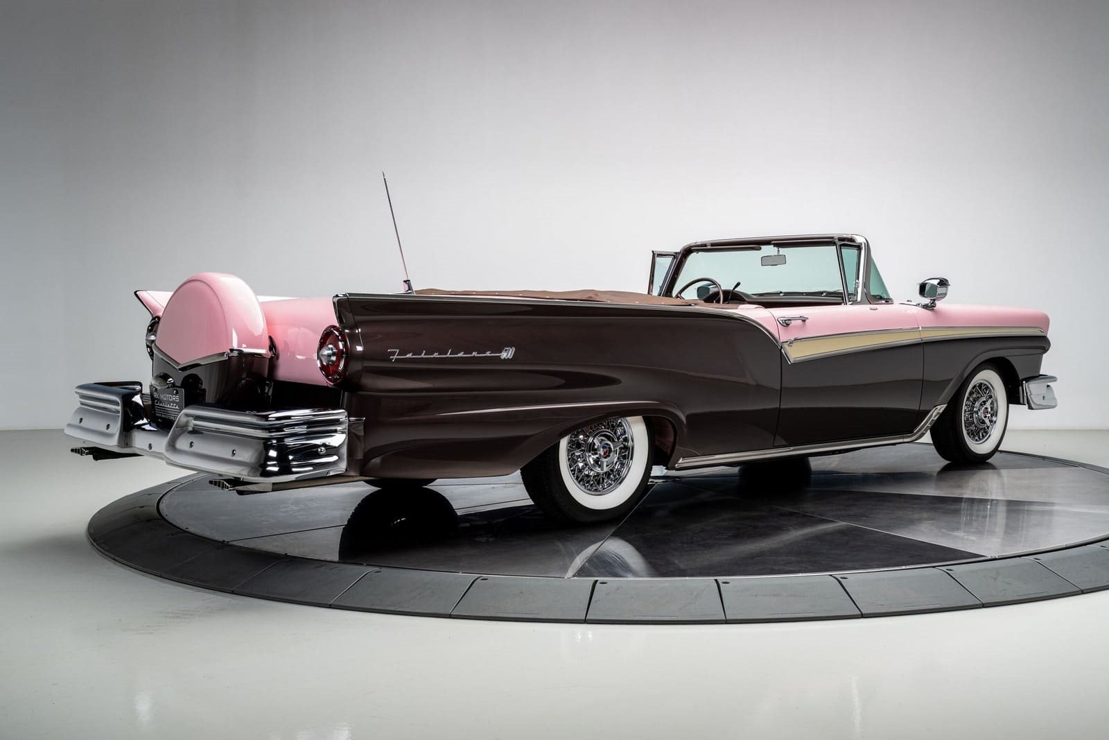 FORD FAIRLANE 500 SUNLINER PINK & MOCHA, foto 24