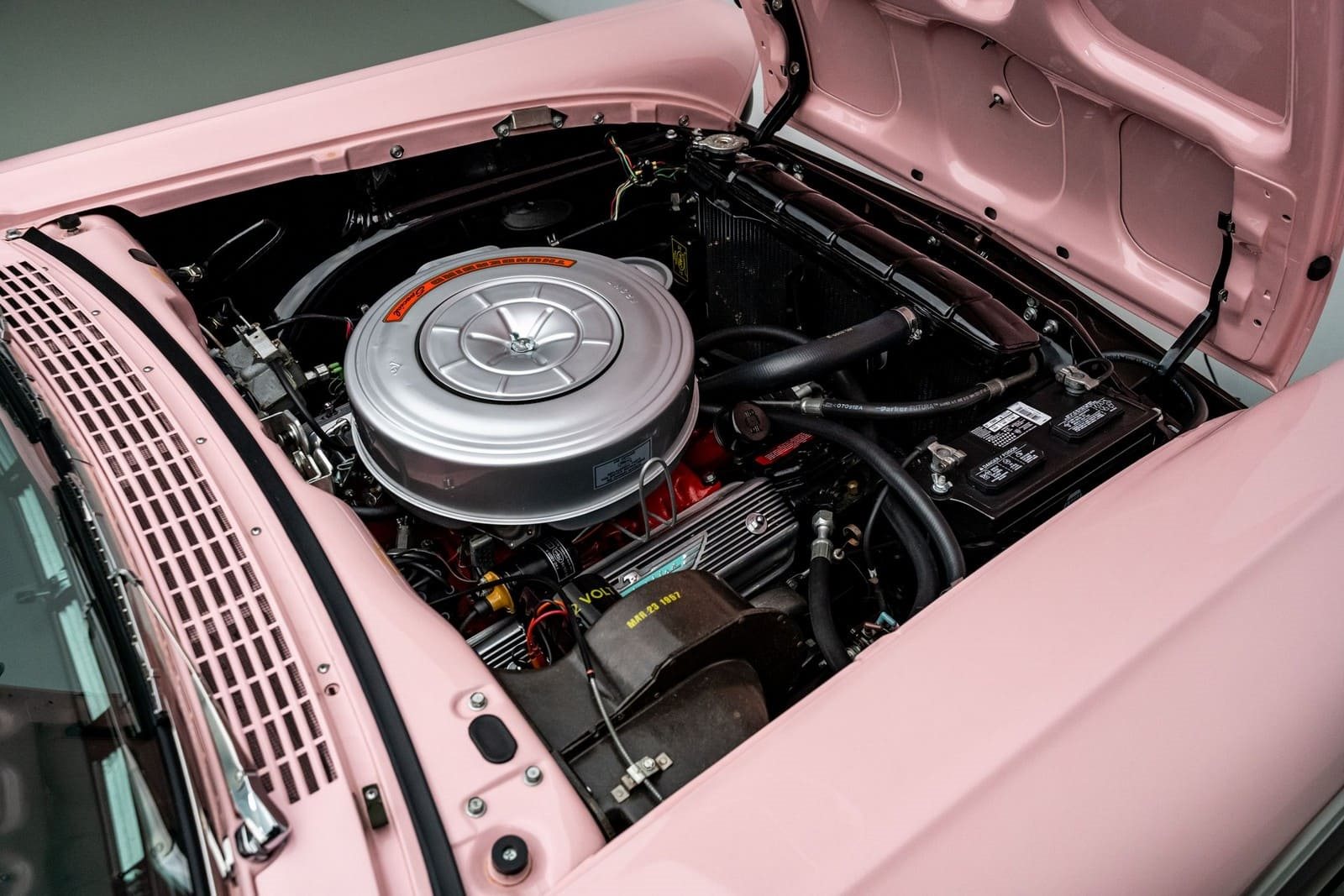 FORD FAIRLANE 500 SUNLINER PINK & MOCHA, foto 43