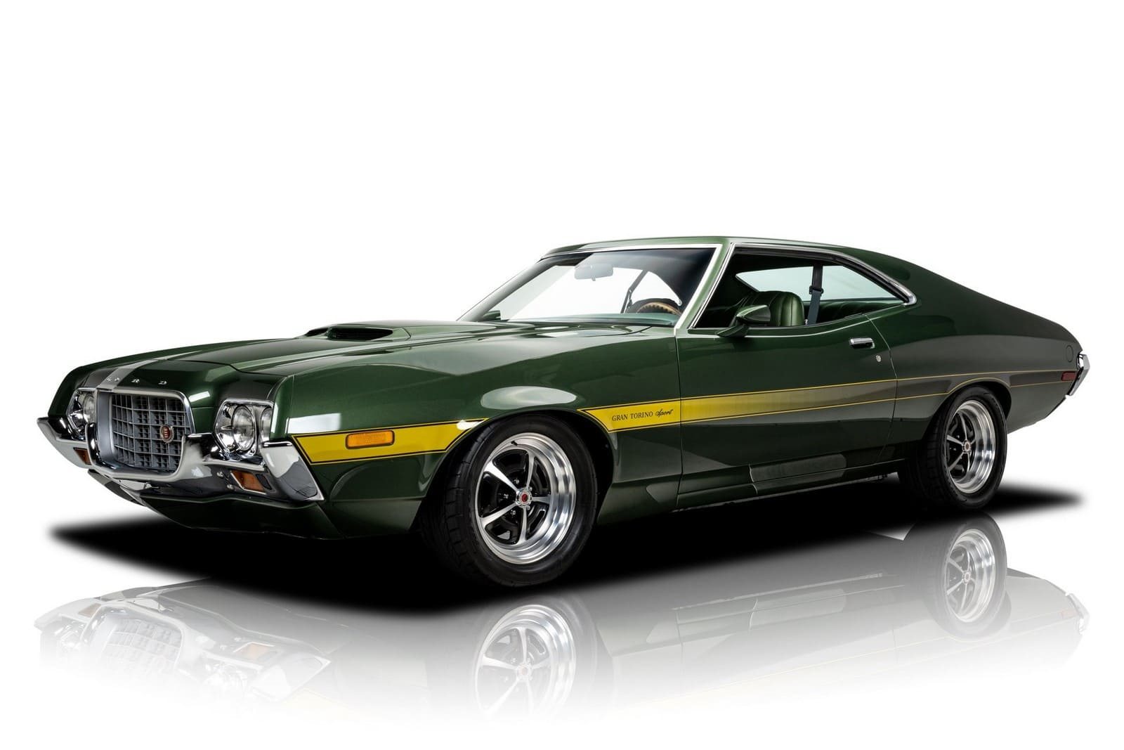 1972 - FORD GRAN TORINO SPORT GREEN, foto 52