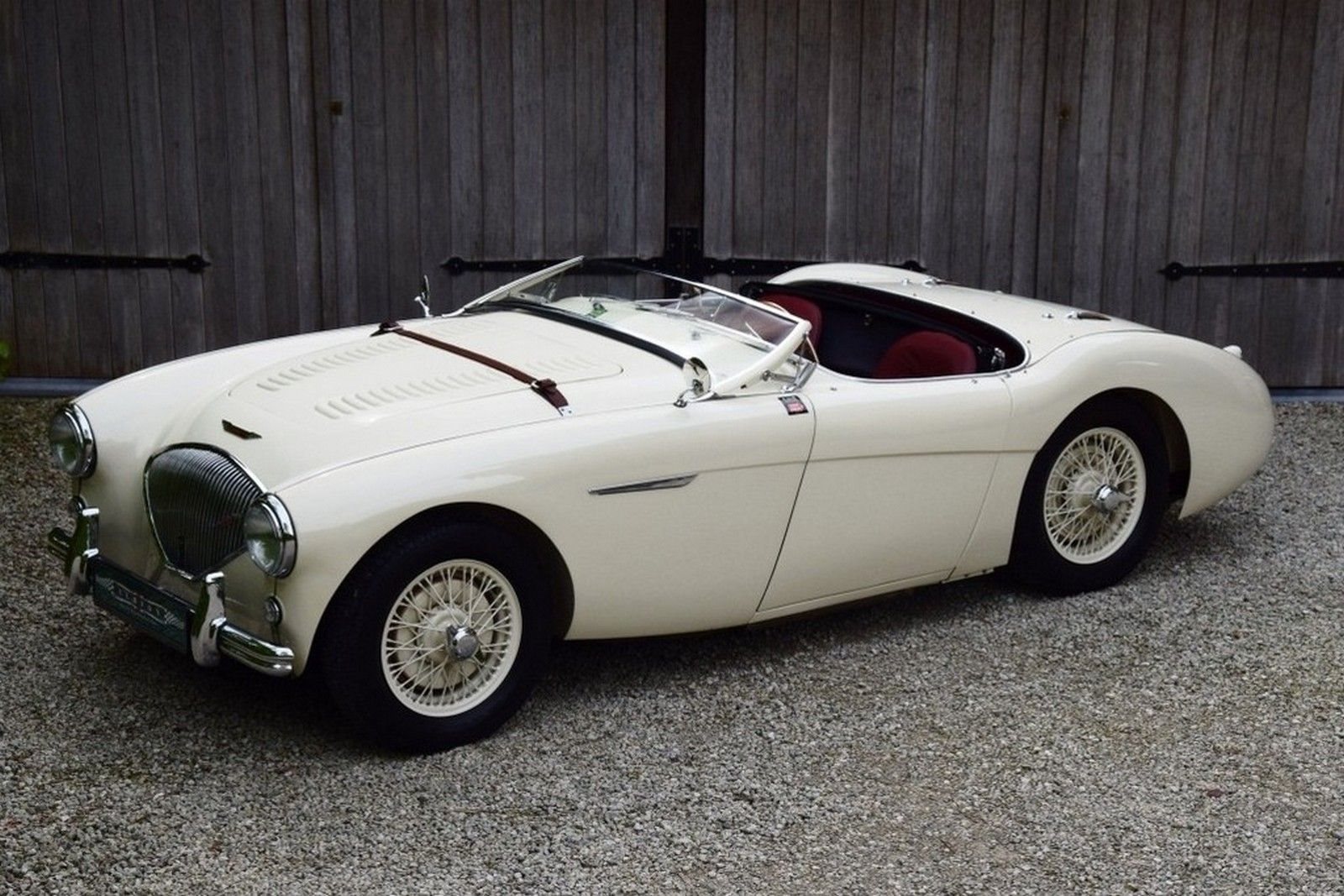 1956 - AUSTIN-HEALEY 100/M LE MANS ENGLISH WHITE, foto 1