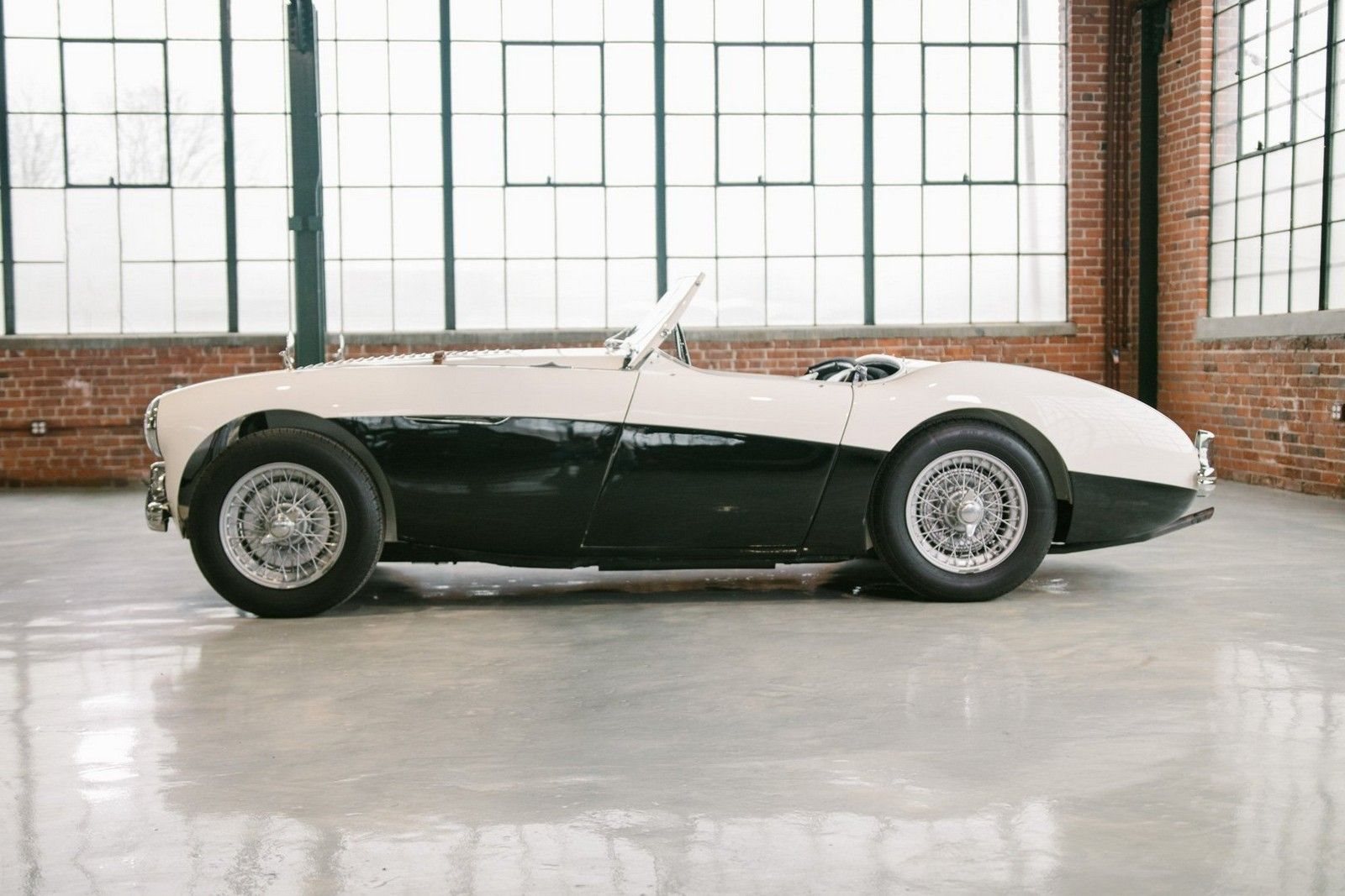 1956 - AUSTIN-HEALEY 100/M LE MANS ENGLISH WHITE-BLACK, foto 11