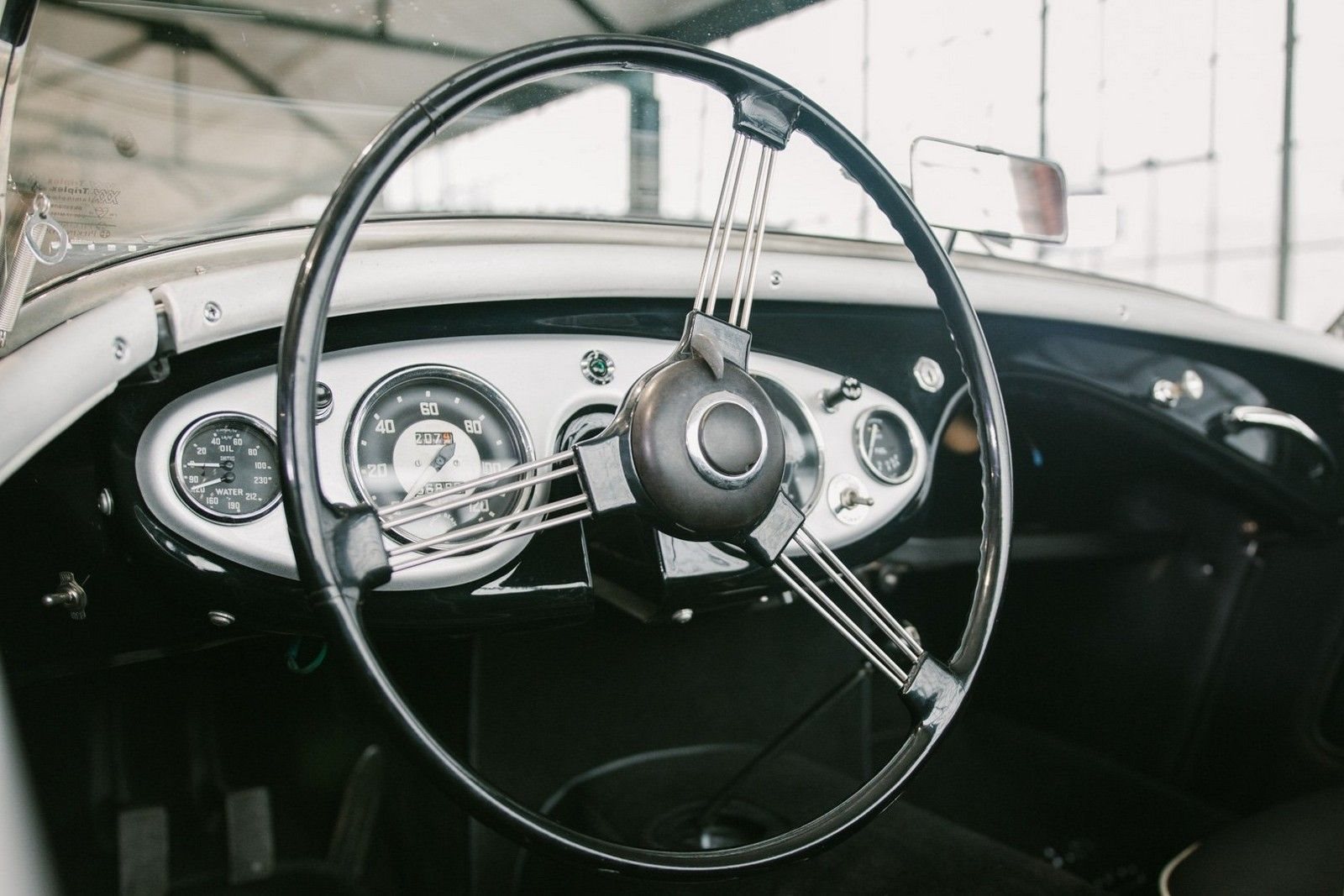 1956 - AUSTIN-HEALEY 100/M LE MANS ENGLISH WHITE-BLACK, foto 19