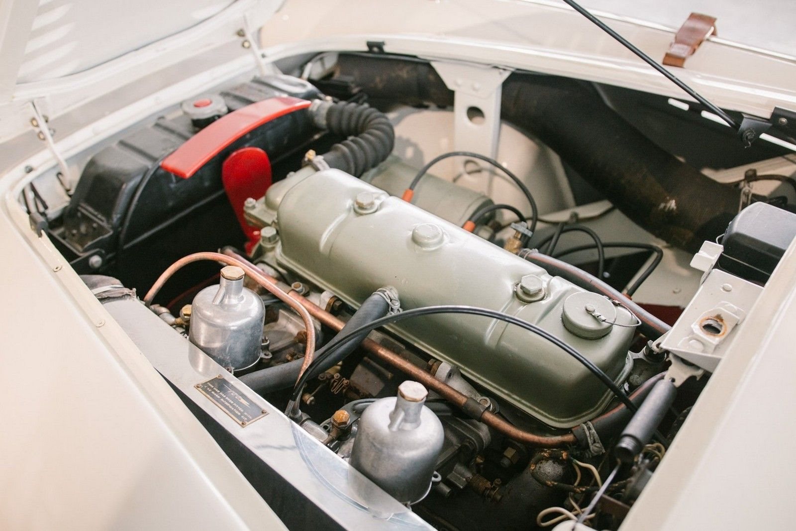 1956 - AUSTIN-HEALEY 100/M LE MANS ENGLISH WHITE-BLACK, foto 26