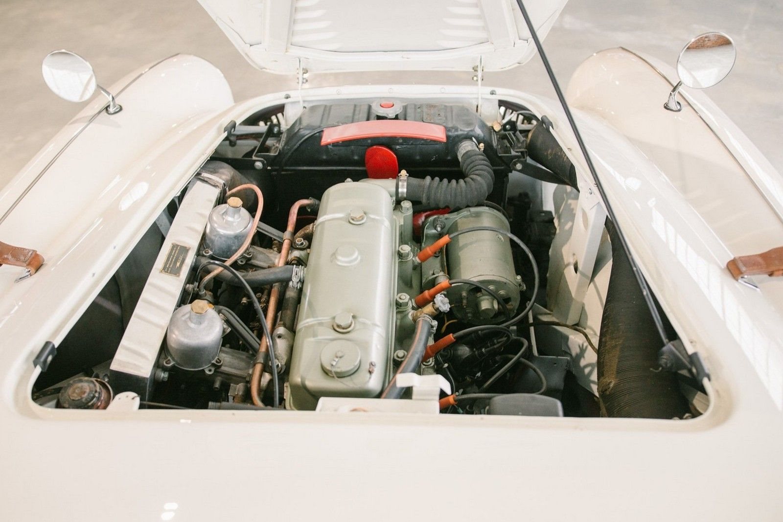 1956 - AUSTIN-HEALEY 100/M LE MANS ENGLISH WHITE-BLACK, foto 27
