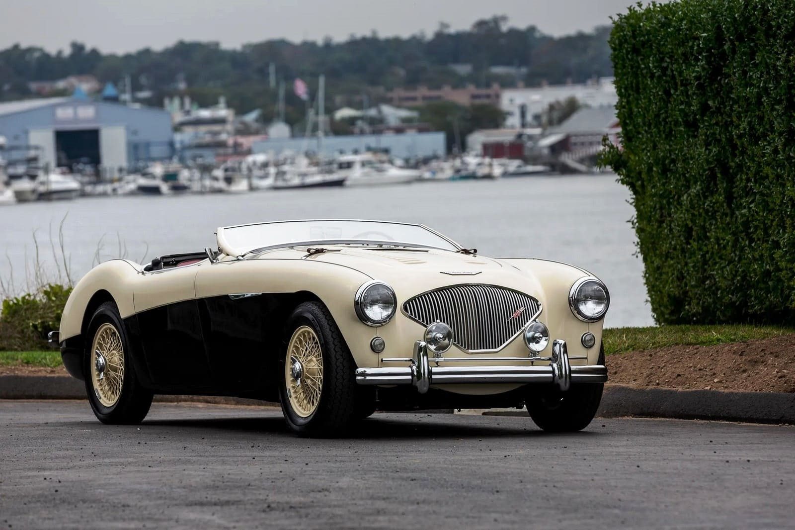 1956 - AUSTIN-HEALEY 100/M LE MANS ENGLISH WHITE-BLACK, foto 32