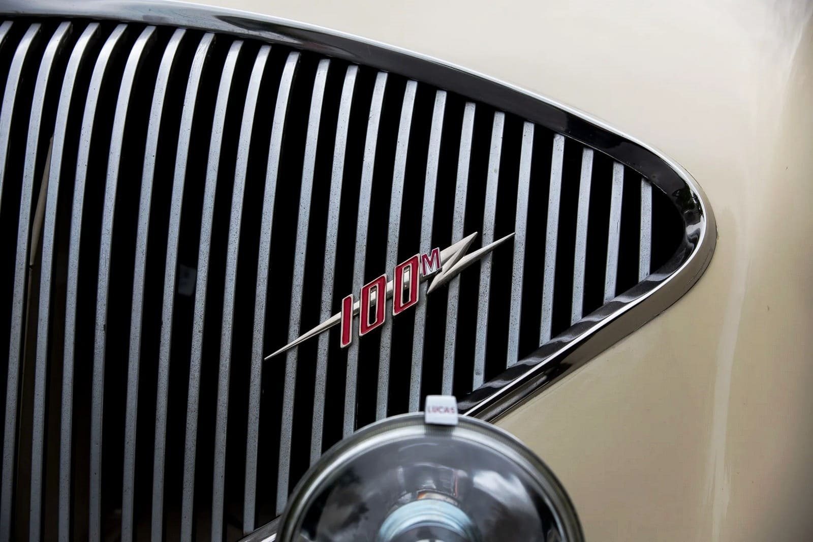 1956 - AUSTIN-HEALEY 100/M LE MANS ENGLISH WHITE-BLACK, foto 33