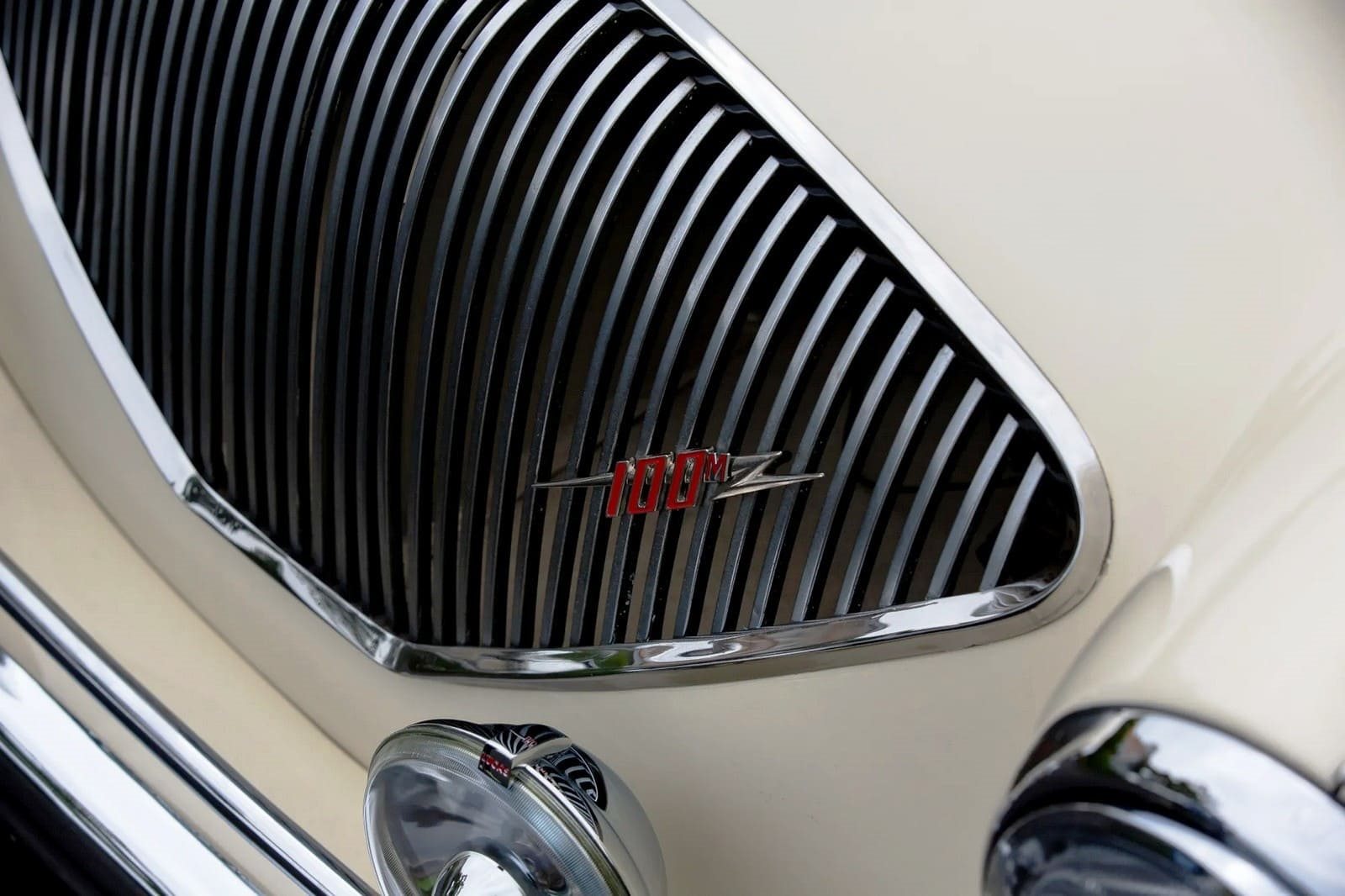 1956 - AUSTIN-HEALEY 100/M LE MANS ENGLISH WHITE-BLACK, foto 34
