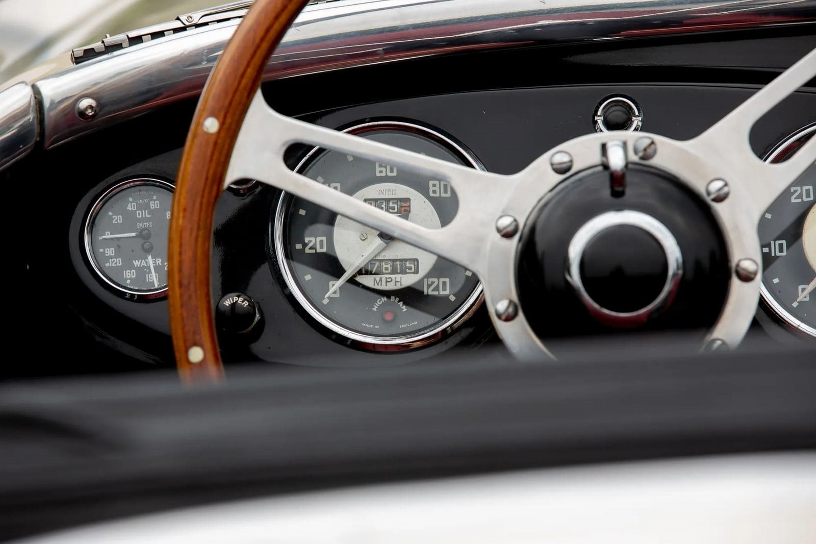 1956 - AUSTIN-HEALEY 100/M LE MANS ENGLISH WHITE-BLACK, foto 45