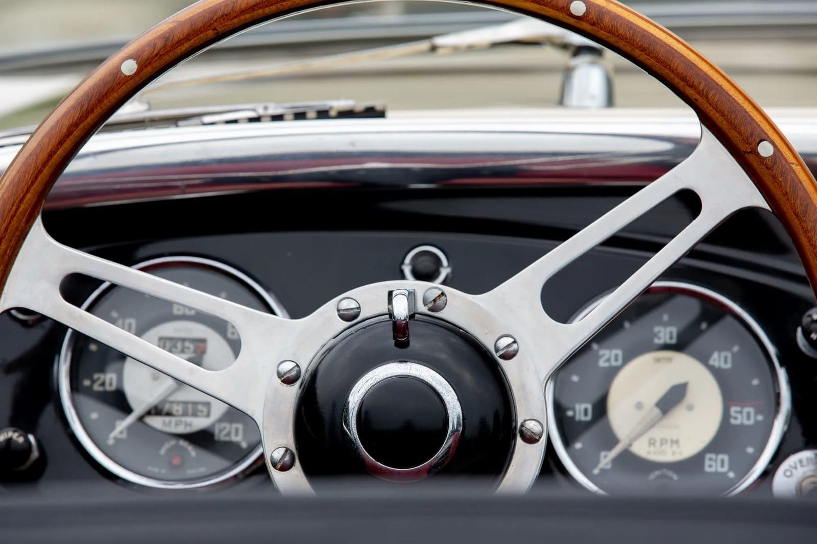 1956 - AUSTIN-HEALEY 100/M LE MANS ENGLISH WHITE-BLACK, foto 46