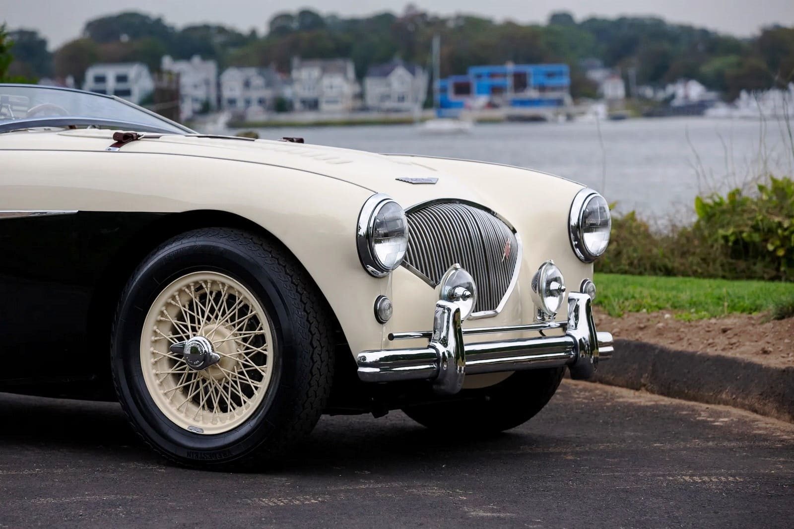 1956 - AUSTIN-HEALEY 100/M LE MANS ENGLISH WHITE-BLACK, foto 57