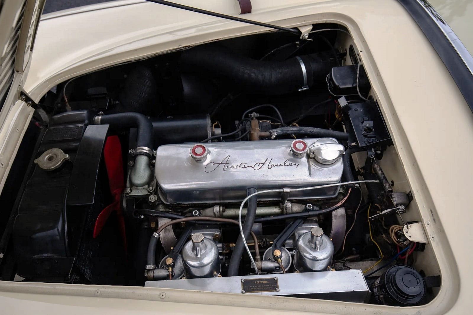 1956 - AUSTIN-HEALEY 100/M LE MANS ENGLISH WHITE-BLACK, foto 69