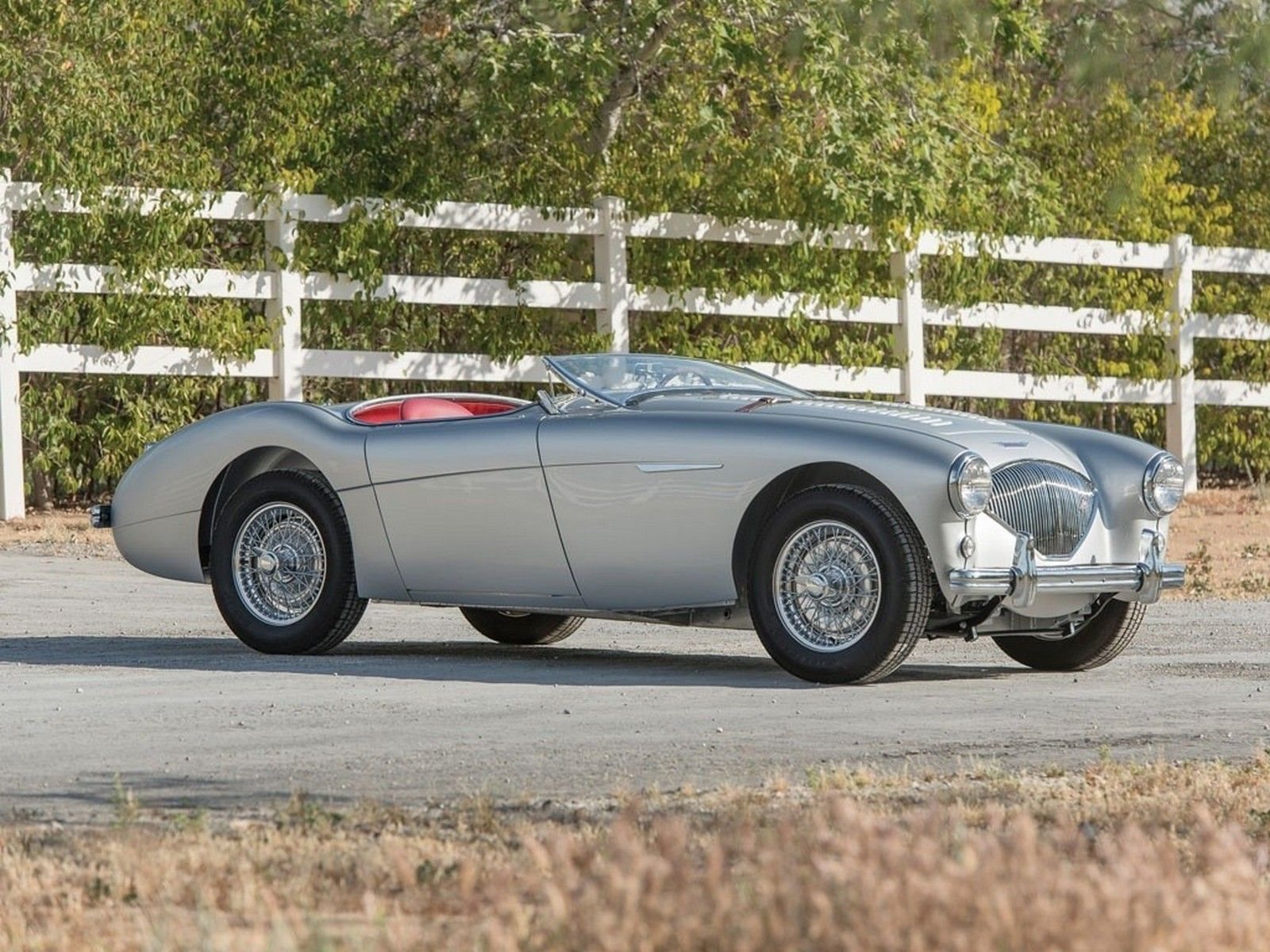 1956 - AUSTIN-HEALEY 100/M LE MANS SILVER, foto 1