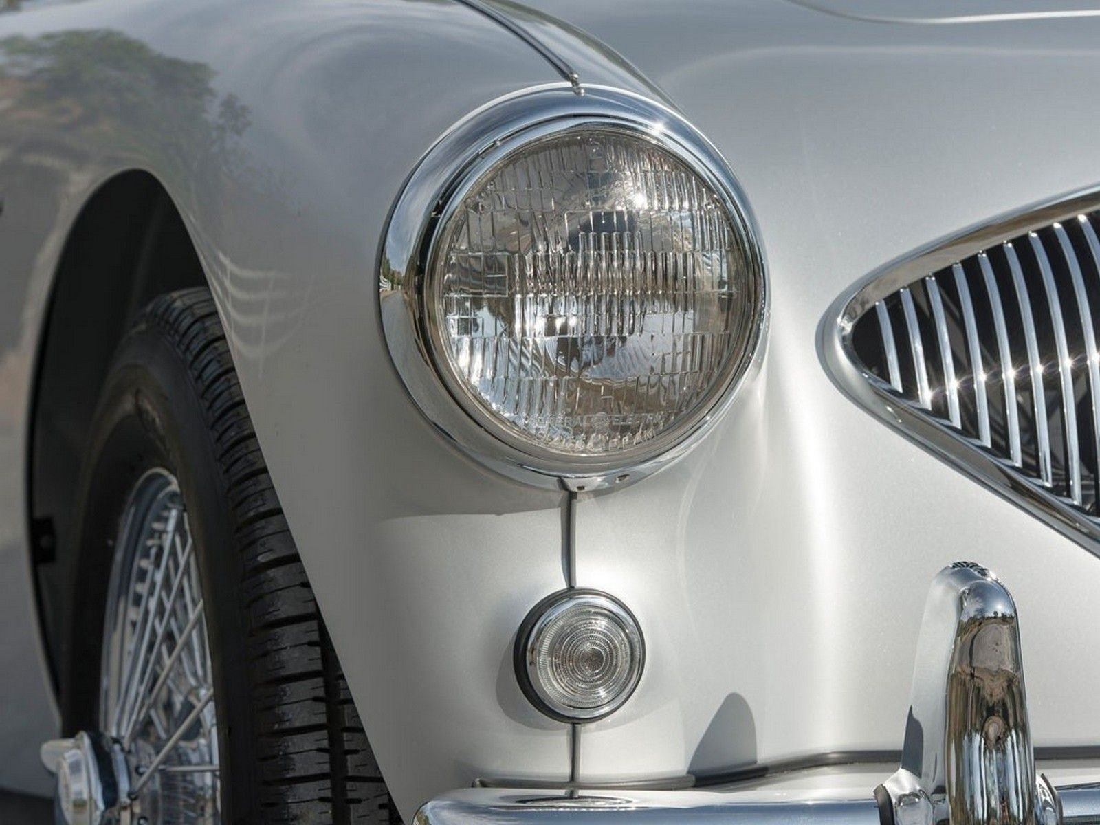 1956 - AUSTIN-HEALEY 100/M LE MANS SILVER, foto 15