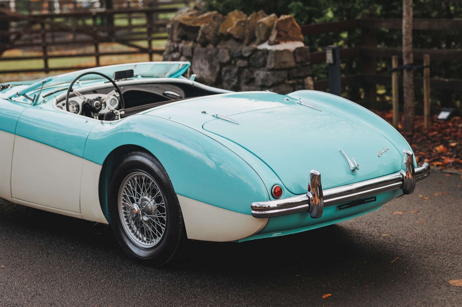 AUSTIN-HEALEY 100/M LE MANS WHITE-BLUE, foto 6