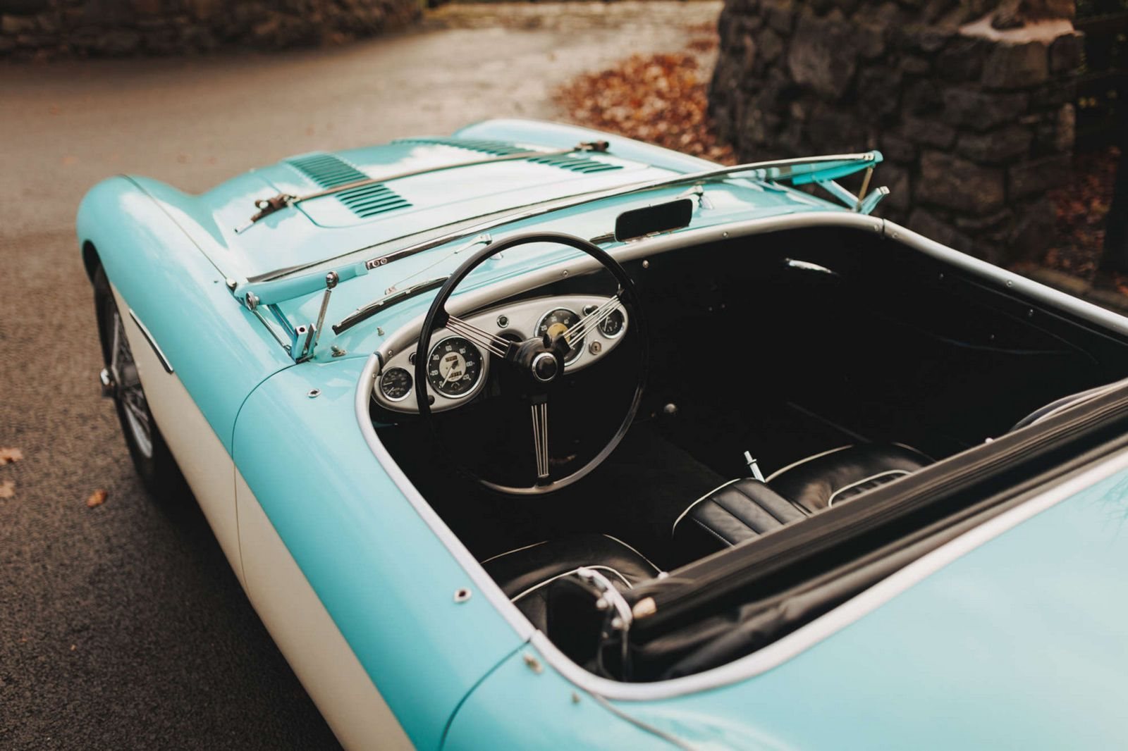 AUSTIN-HEALEY 100/M LE MANS WHITE-BLUE, foto 23
