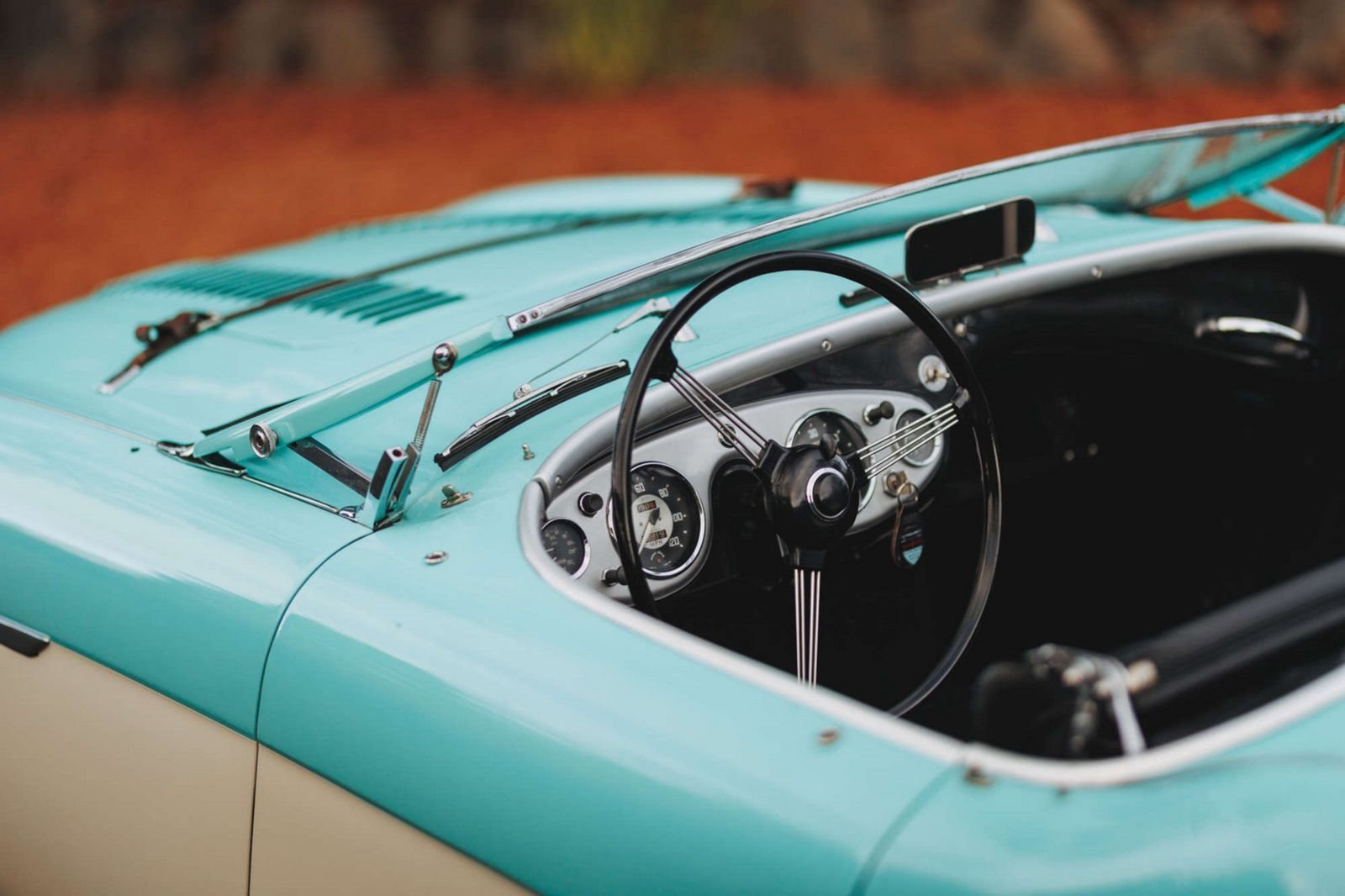 AUSTIN-HEALEY 100/M LE MANS WHITE-BLUE, foto 24