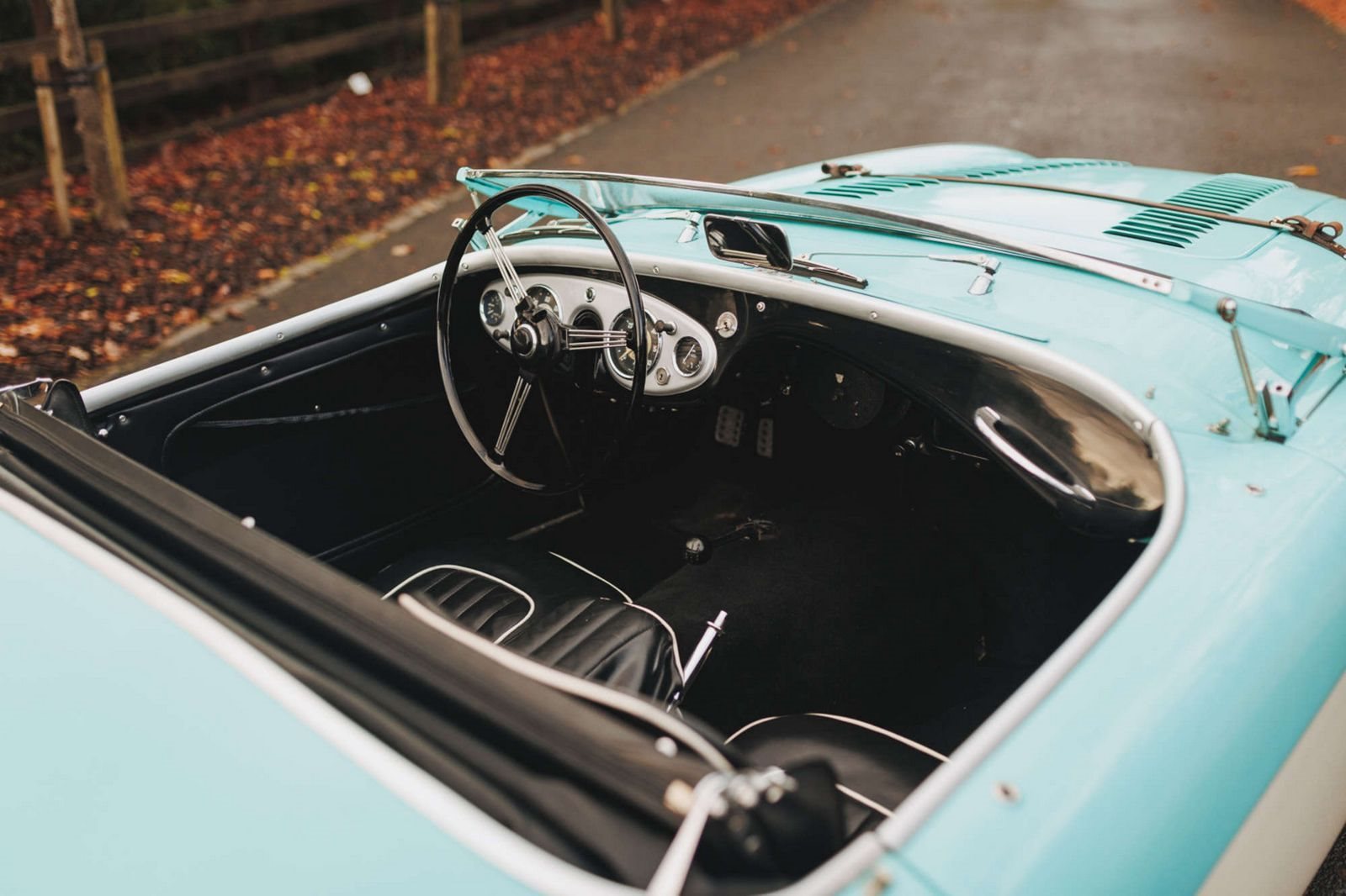 AUSTIN-HEALEY 100/M LE MANS WHITE-BLUE, foto 27