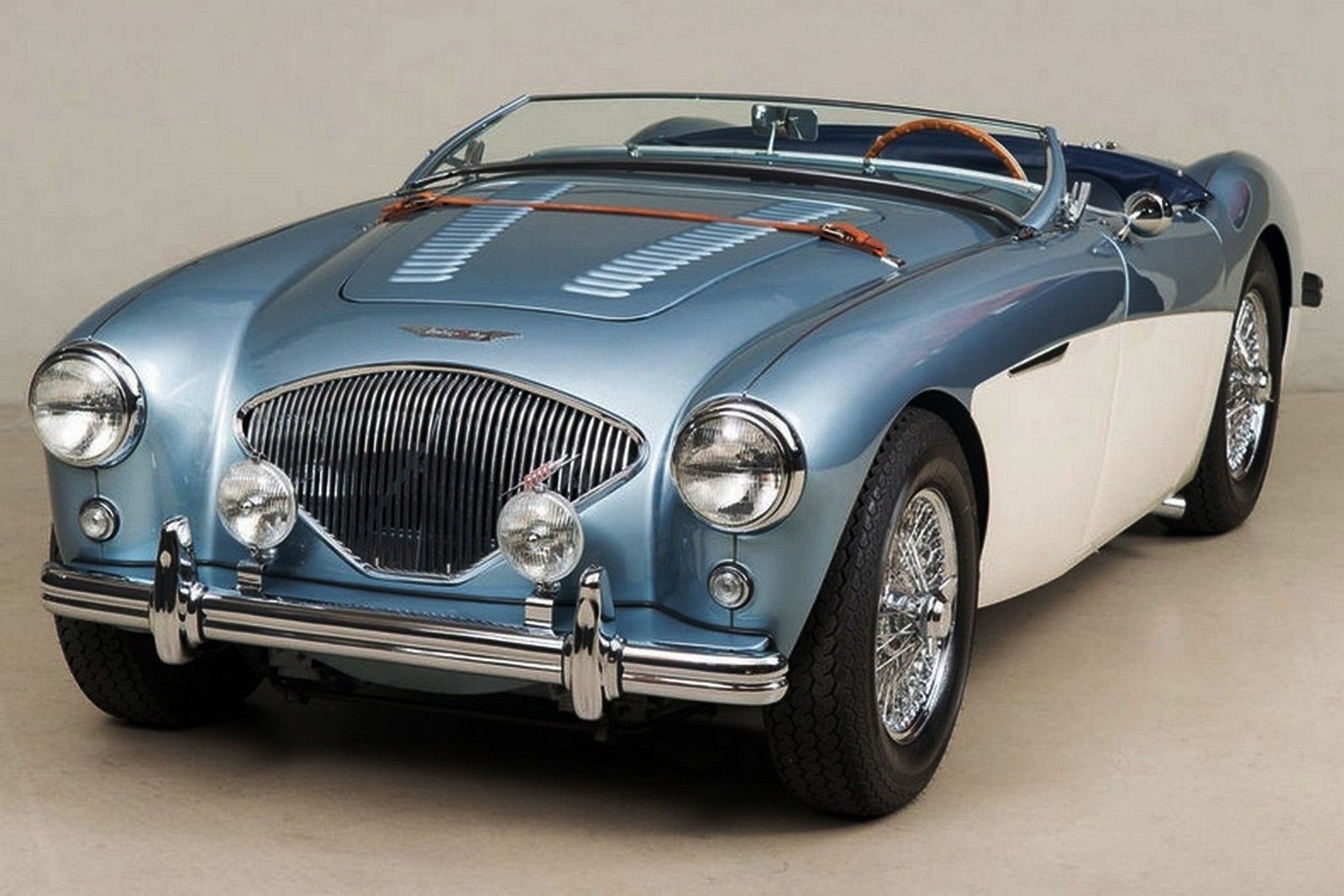 AUSTIN-HEALEY 100/M LE MANS WHITE-HEALEY BLUE, foto 2