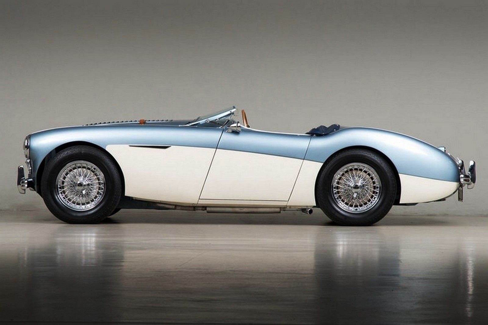 AUSTIN-HEALEY 100/M LE MANS WHITE-HEALEY BLUE, foto 3