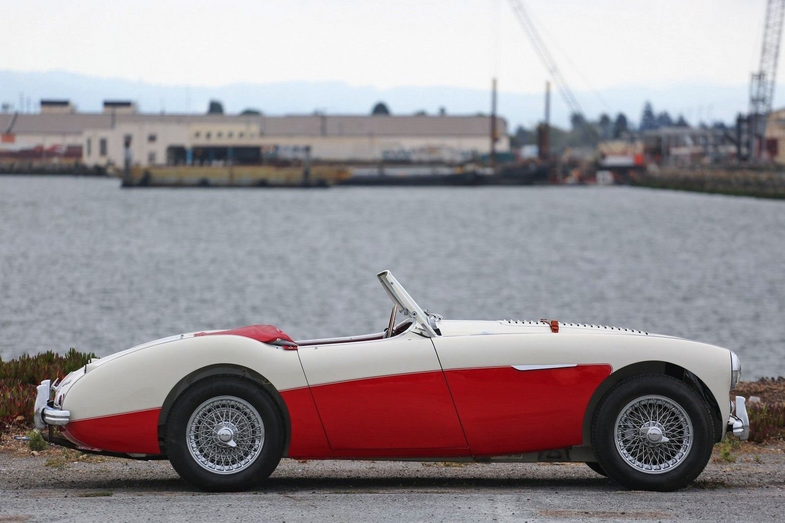 1956 - AUSTIN-HEALEY 100/M LE MANS WHITE-RED, foto 4