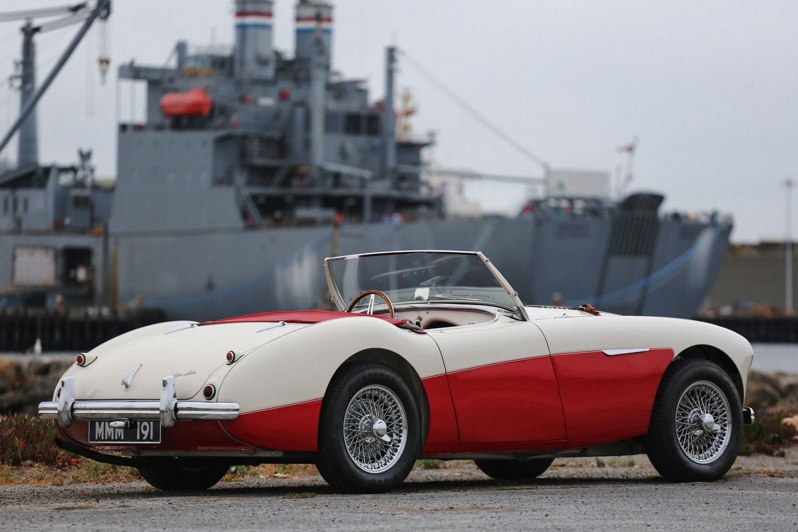 1956 - AUSTIN-HEALEY 100/M LE MANS WHITE-RED, foto 5