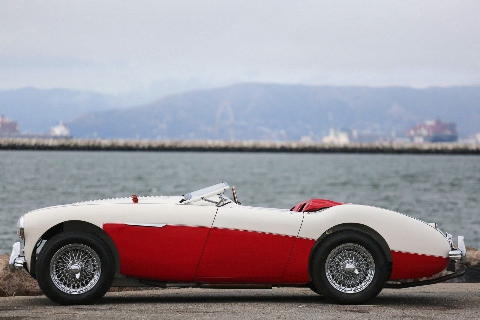1956 - AUSTIN-HEALEY 100/M LE MANS WHITE-RED, foto 9