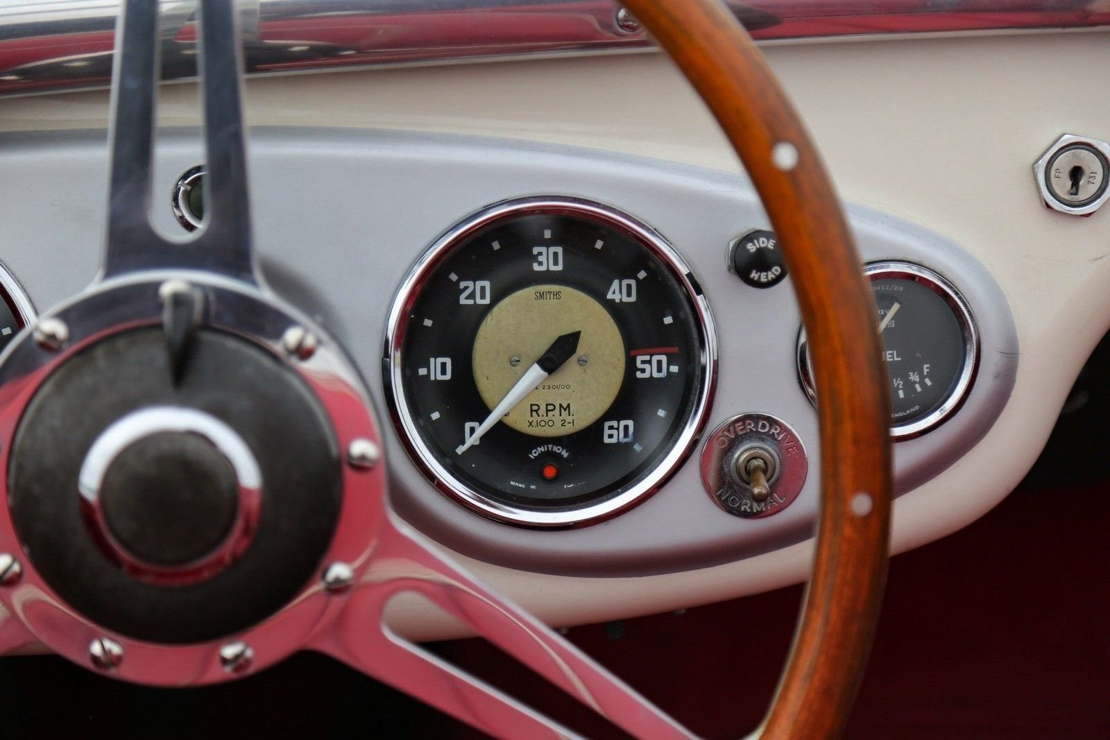 1956 - AUSTIN-HEALEY 100/M LE MANS WHITE-RED, foto 22