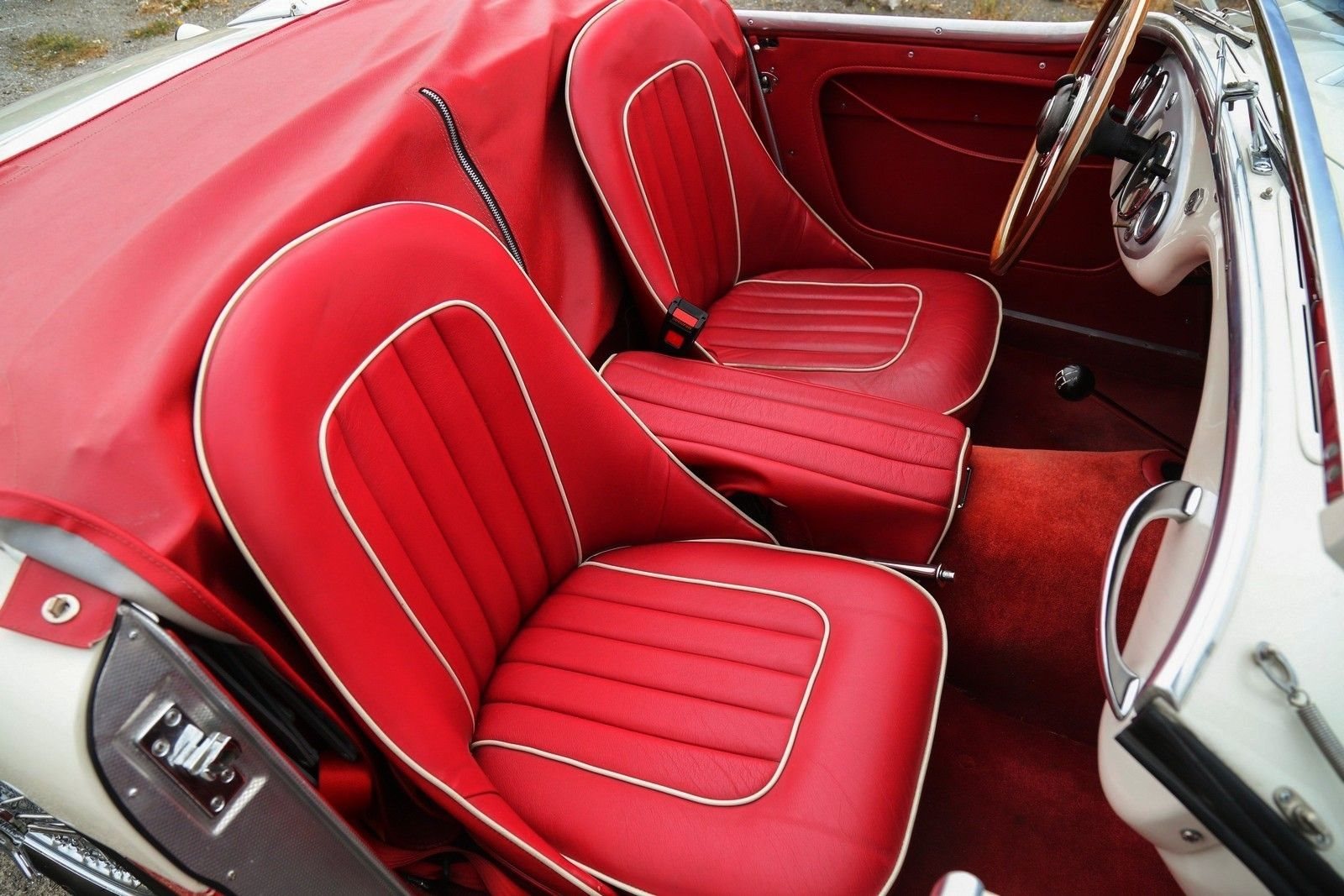1956 - AUSTIN-HEALEY 100/M LE MANS WHITE-RED, foto 24