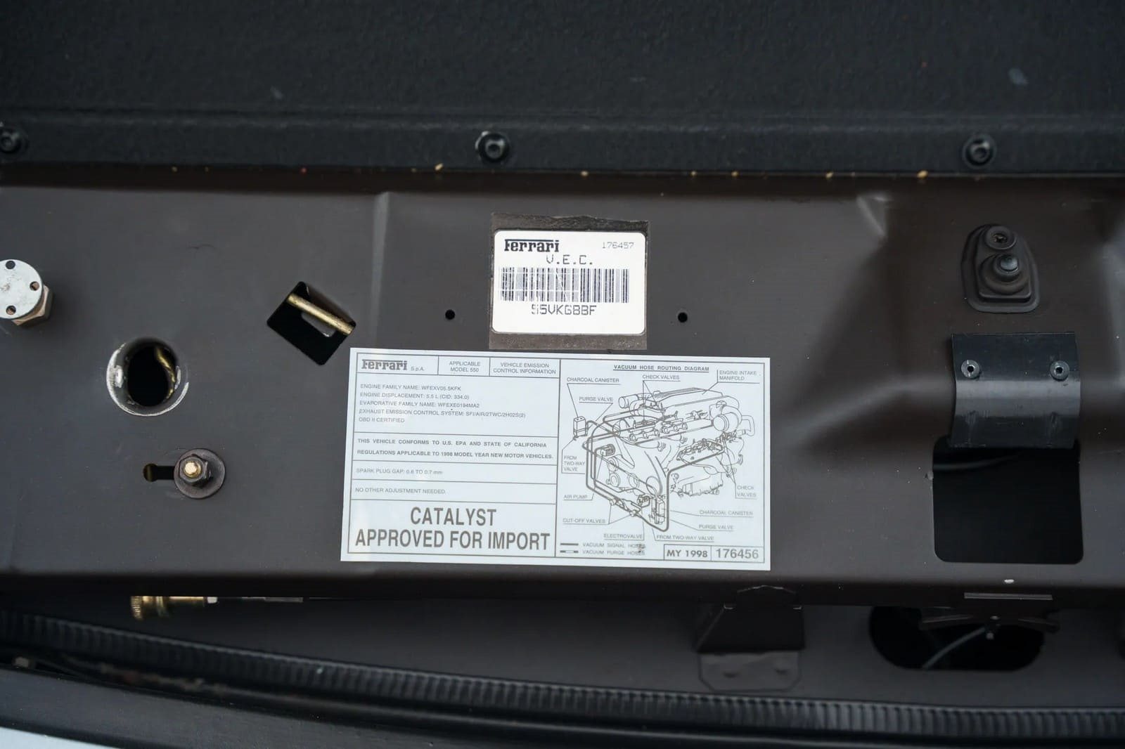 1998 - FERRARI F550 MARANELLO GRIGIO TITANIO, foto 117