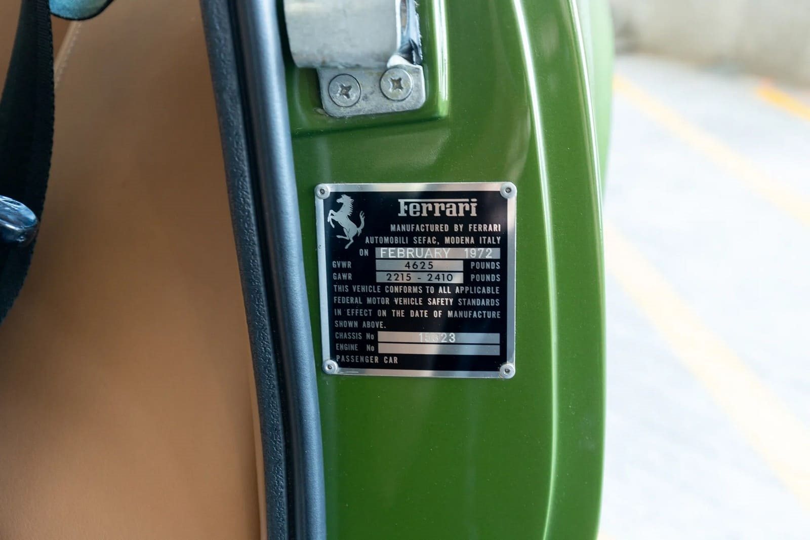 1972 - FERRARI F365 GTC/4 VERDE NIJINSKY, foto 39