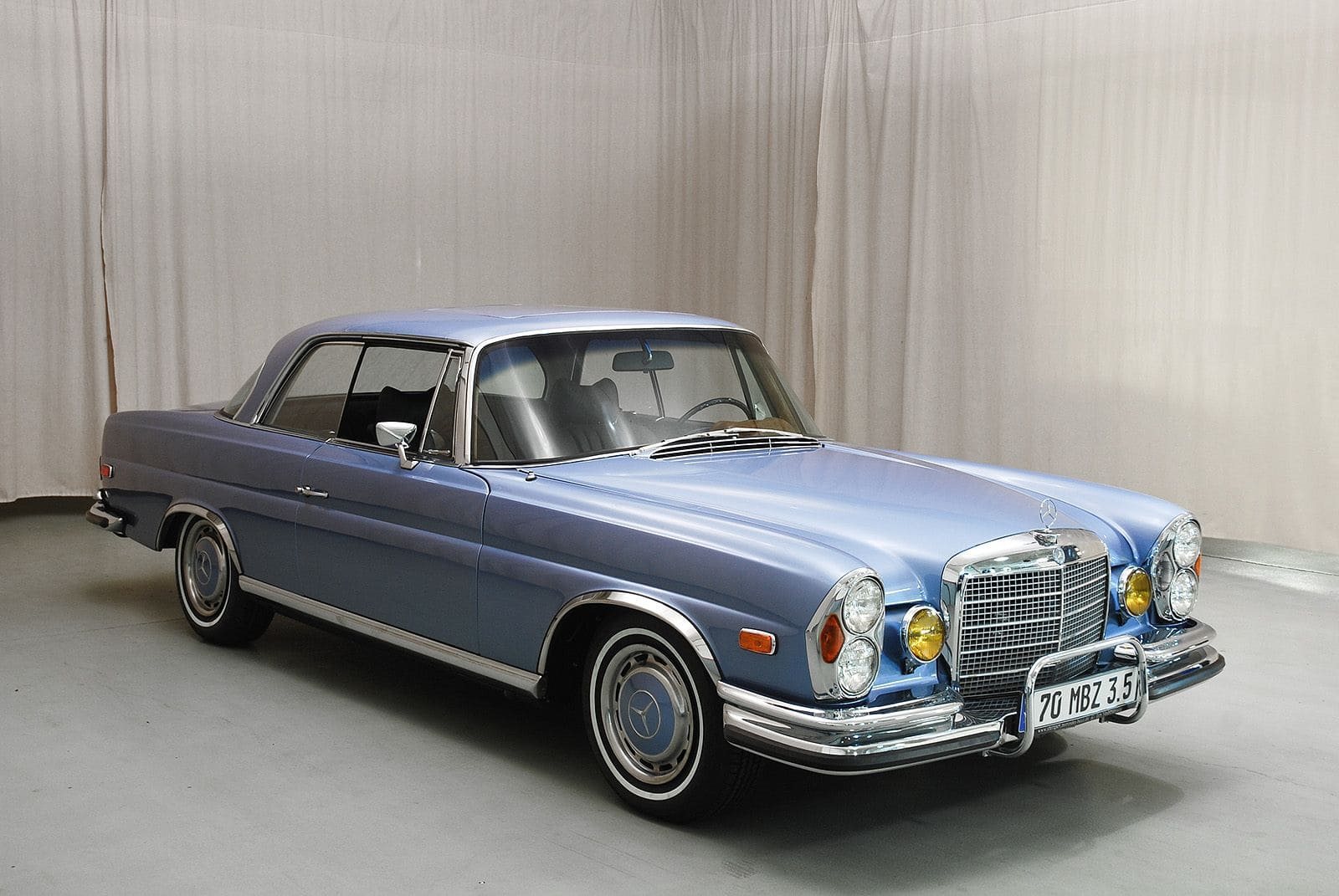 1970 - MERCEDES-BENZ 280 SE 3.5 COUPE MEDIUM BLUE METALLIC, foto 2