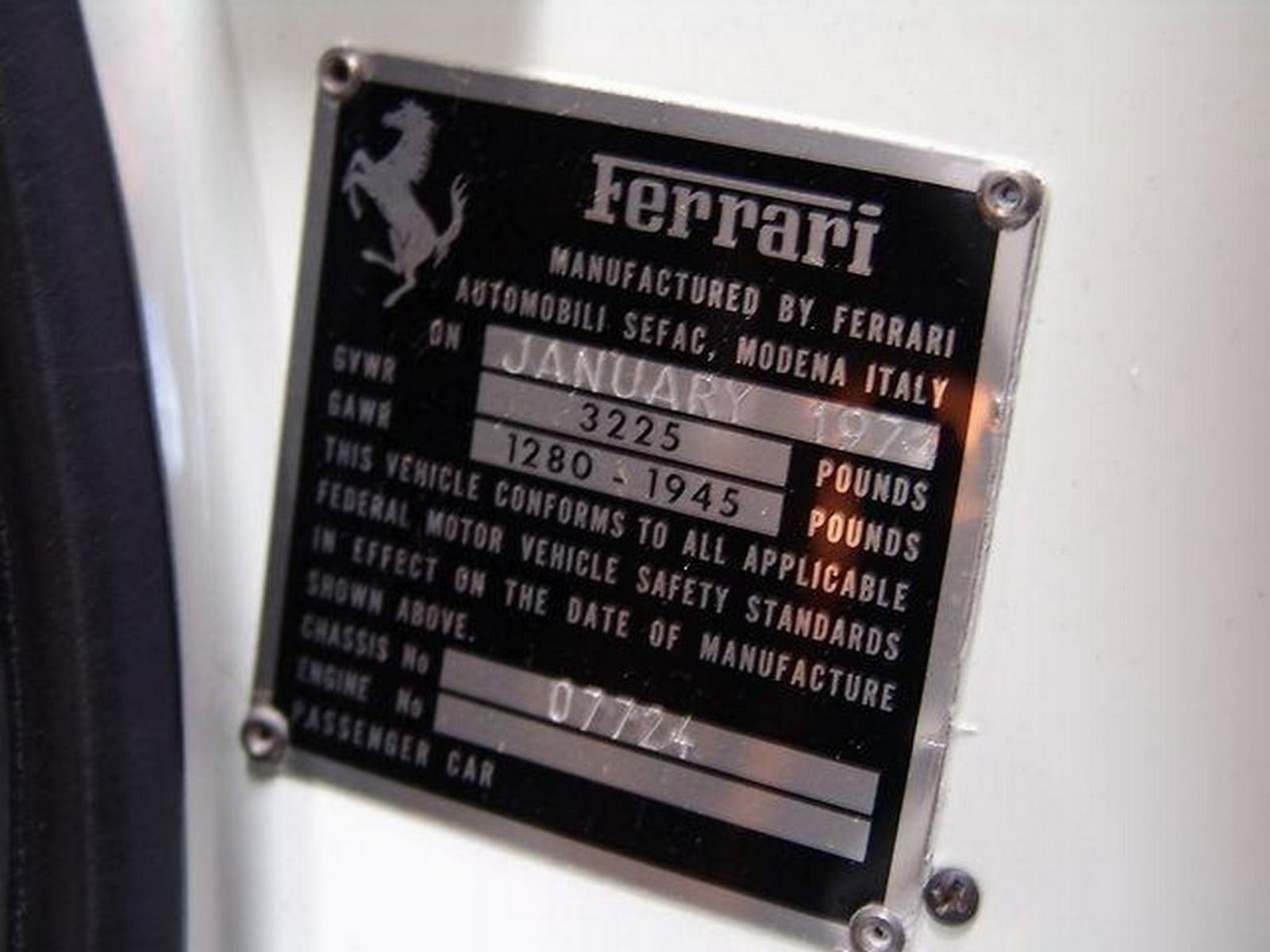 FERRARI DINO F246 GTS BIANCO, foto 34