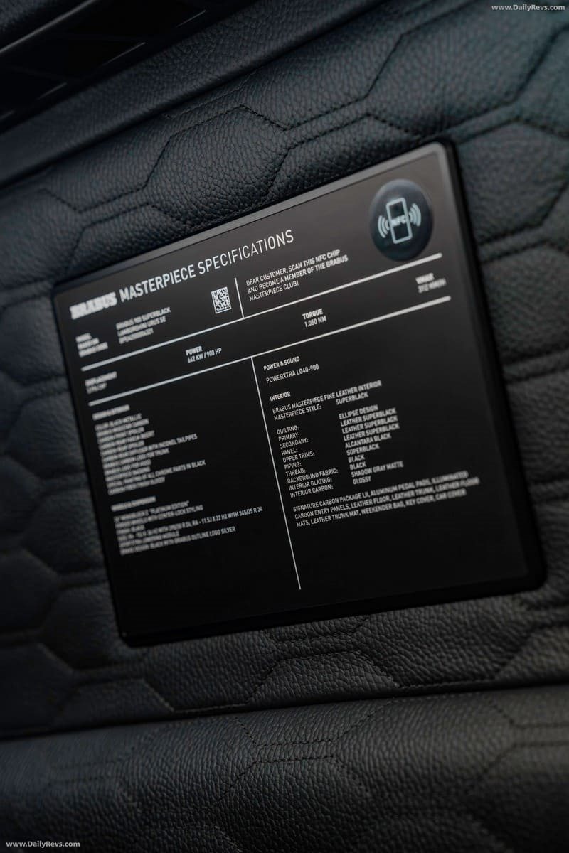 LAMBORGHINI URUS SE BRABUS 900 SUPERBLACK, foto 60