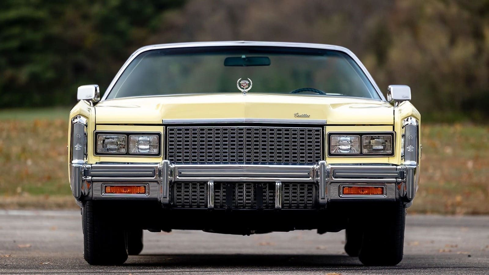 1976 - CADILLAC ELDORADO CONVERTIBLE PALE YELLOW, foto 4