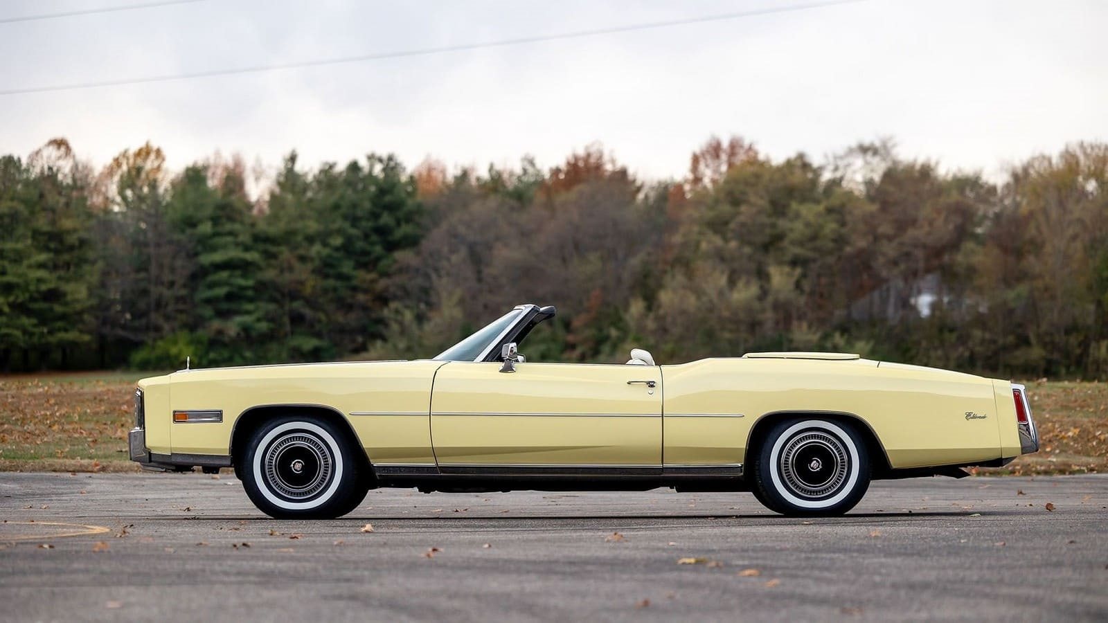1976 - CADILLAC ELDORADO CONVERTIBLE PALE YELLOW, foto 9
