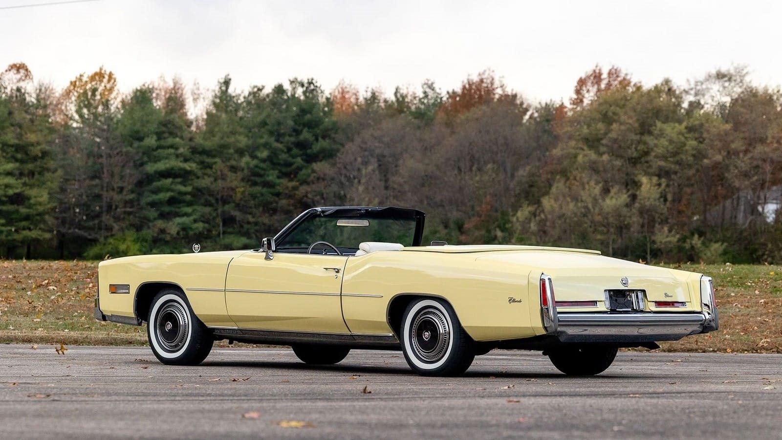 1976 - CADILLAC ELDORADO CONVERTIBLE PALE YELLOW, foto 10