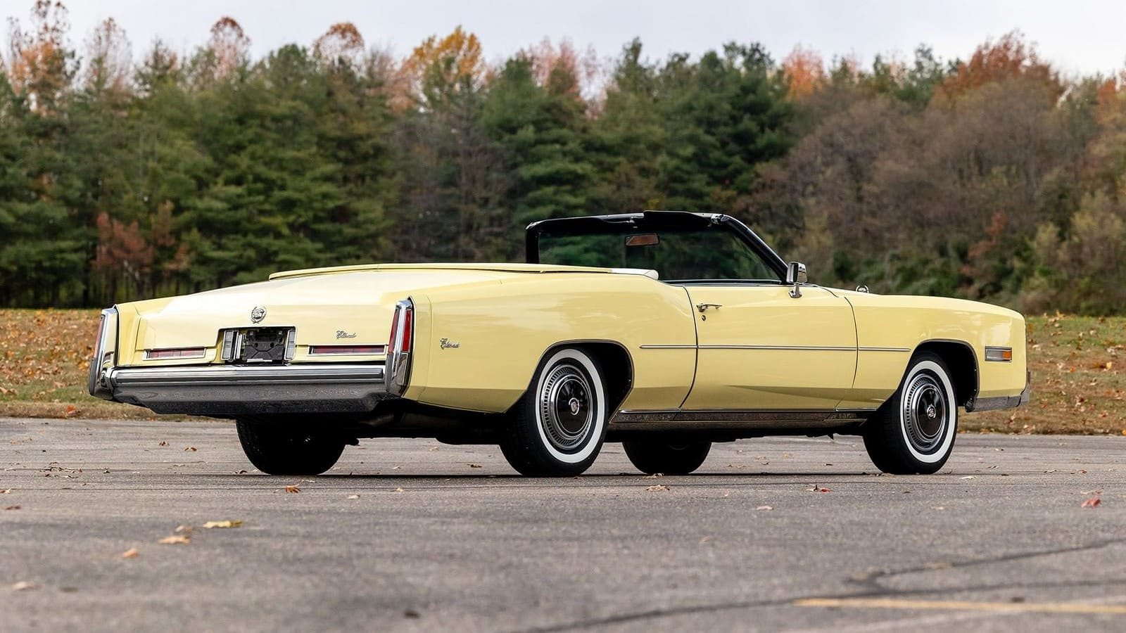 1976 - CADILLAC ELDORADO CONVERTIBLE PALE YELLOW, foto 12