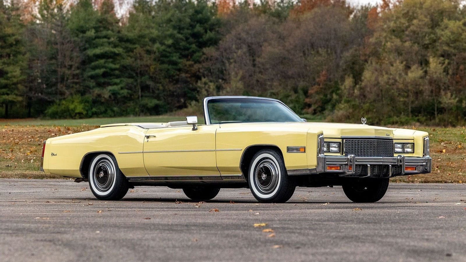 1976 - CADILLAC ELDORADO CONVERTIBLE PALE YELLOW, foto 17
