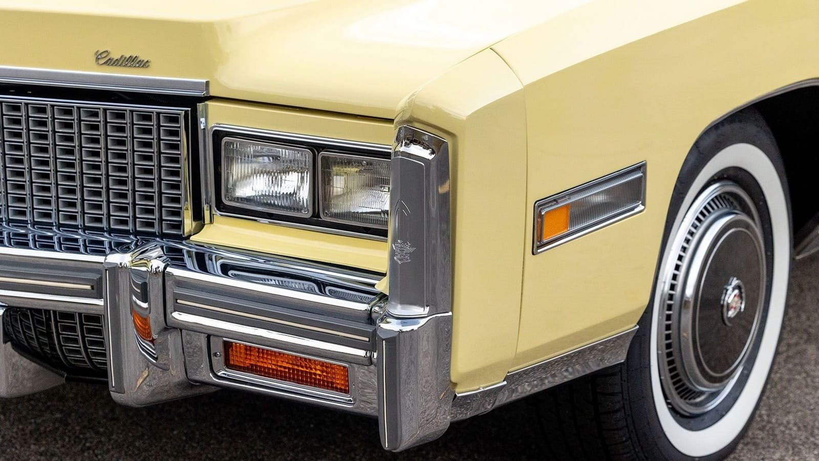 1976 - CADILLAC ELDORADO CONVERTIBLE PALE YELLOW, foto 28