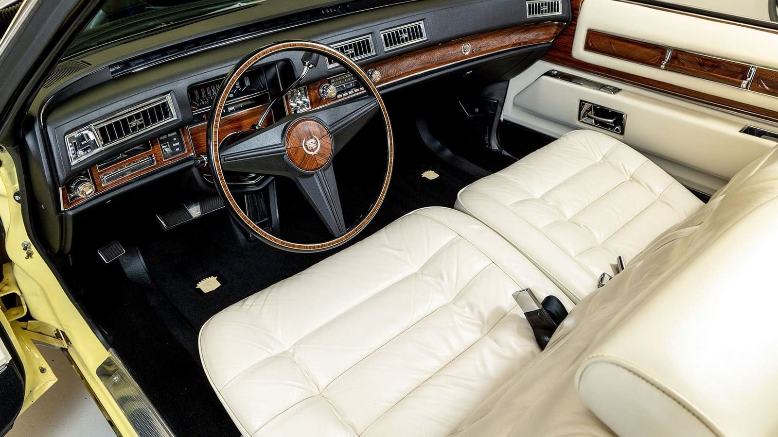 1976 - CADILLAC ELDORADO CONVERTIBLE PALE YELLOW, foto 48