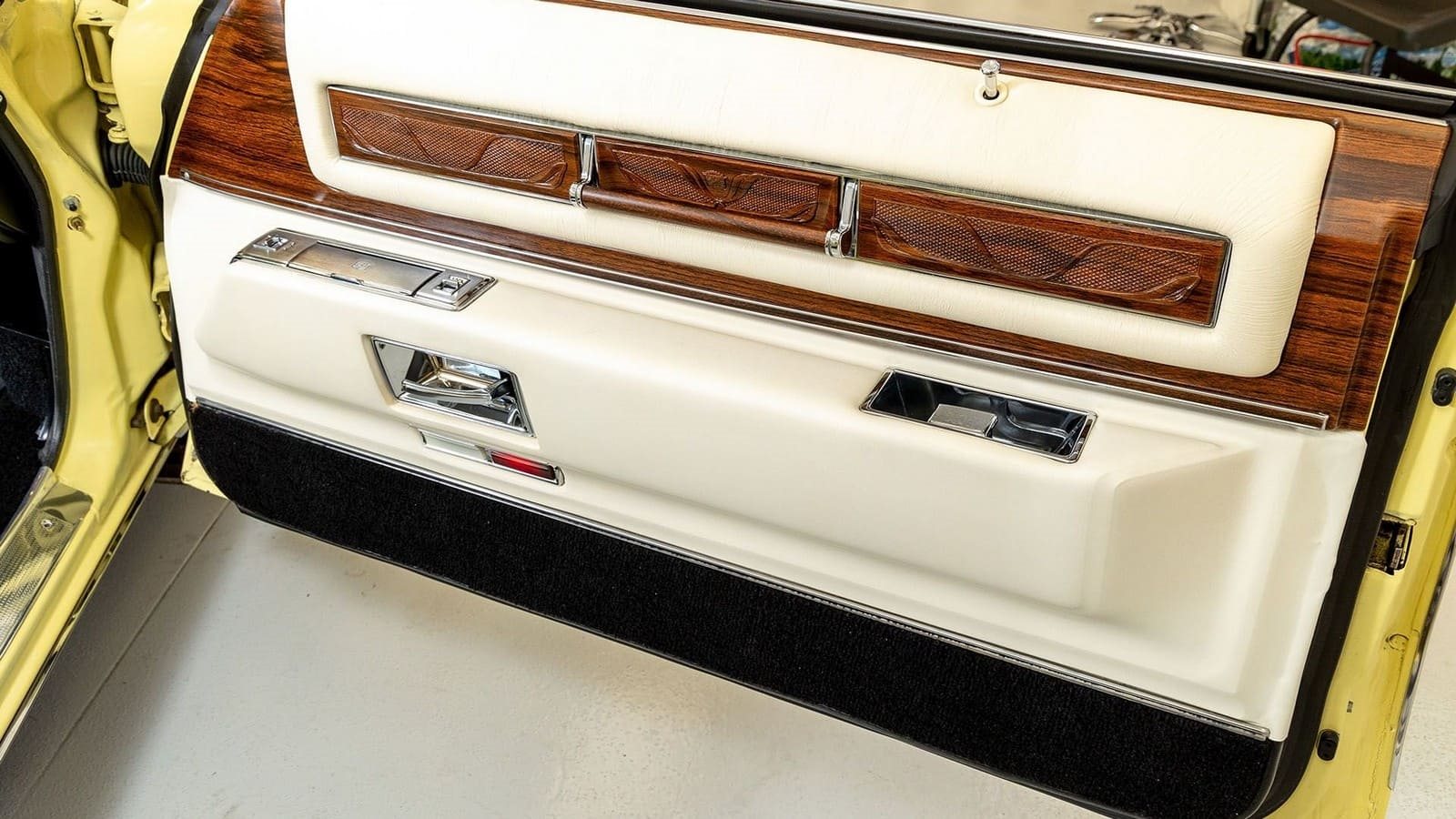 1976 - CADILLAC ELDORADO CONVERTIBLE PALE YELLOW, foto 54