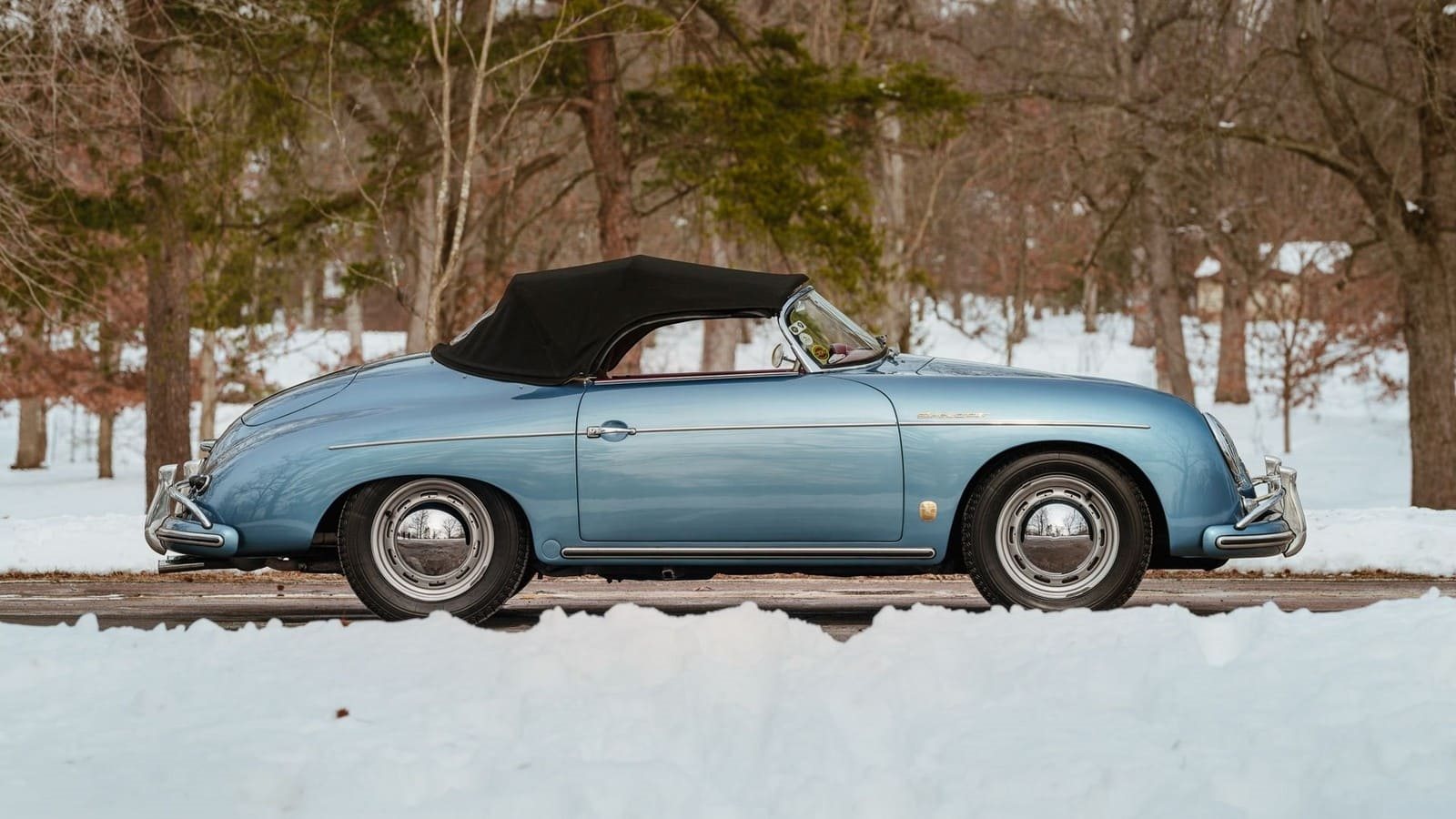 1957 - PORSCHE 356 A 1600 SPEEDSTER AQUAMARINE BLUE, foto 7